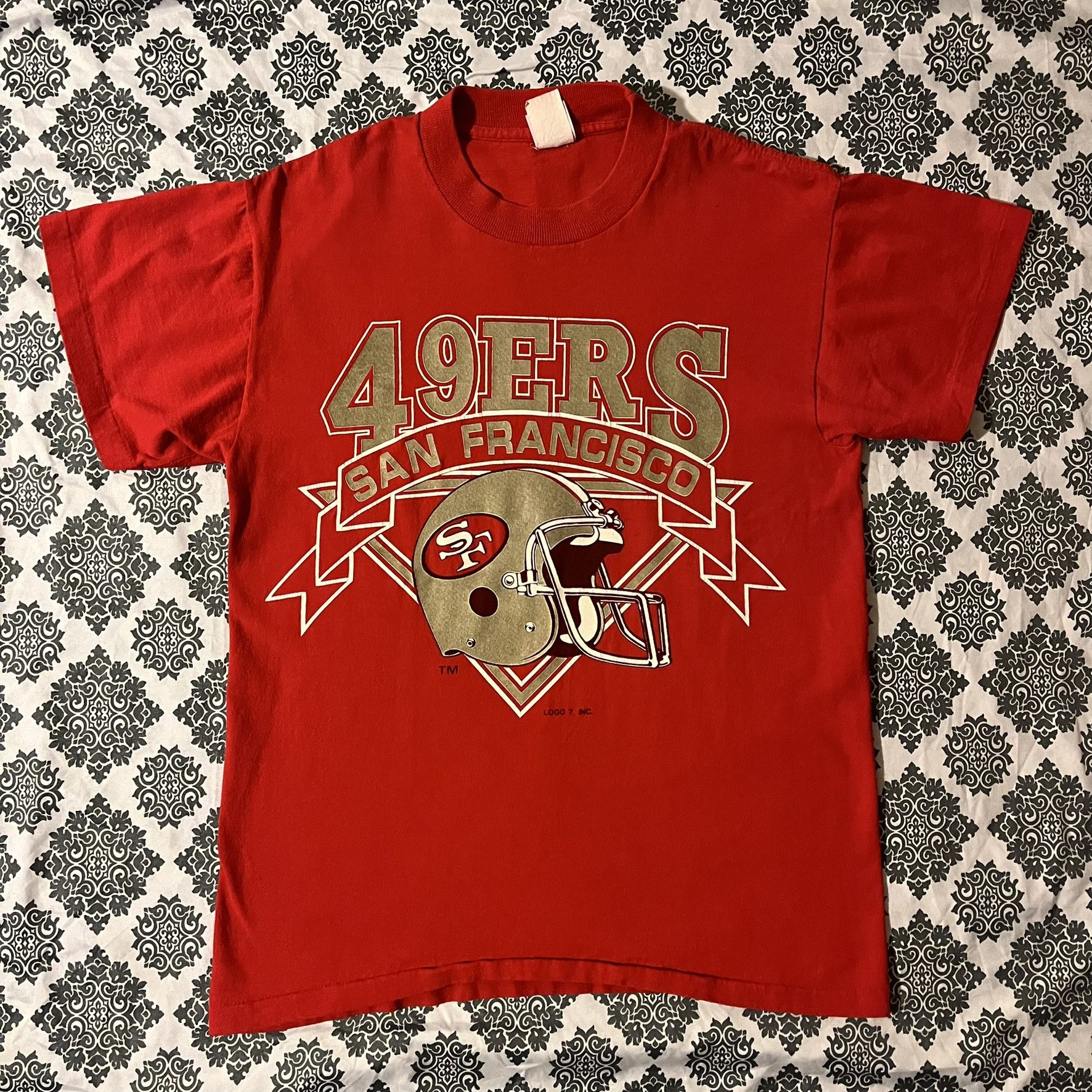 Logo 7 Vtg 80s Official Logo 7 49ers San Francisco Sportswear Tee