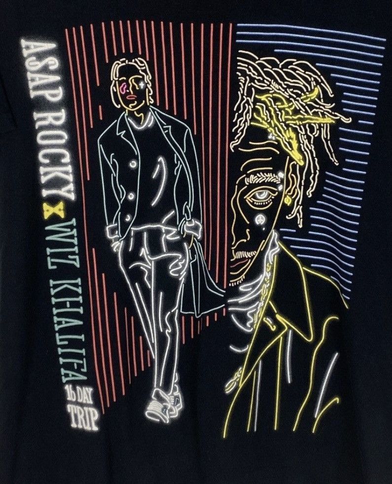 Rocky Asap Rocky Wiz Khalifa 2015 European Tour Short Sleeve Tee Hoodie, Sweatshirt | FlexRushtees.com