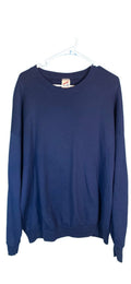 Vintage Boxy Jerzees Navy Blue Crewneck Sweatshirt Size 3 Xl