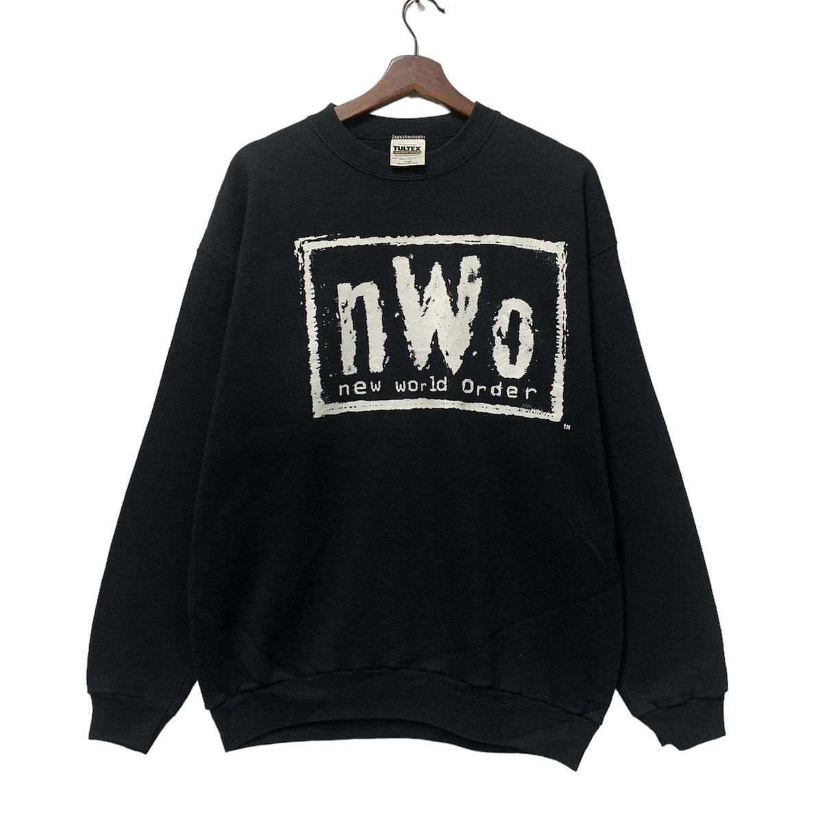 Vintage X Wcw Nwo Vintage 90s Tultex New World Order Sweatshirt T-Shirts, Hoodie | FlexRushtees.com