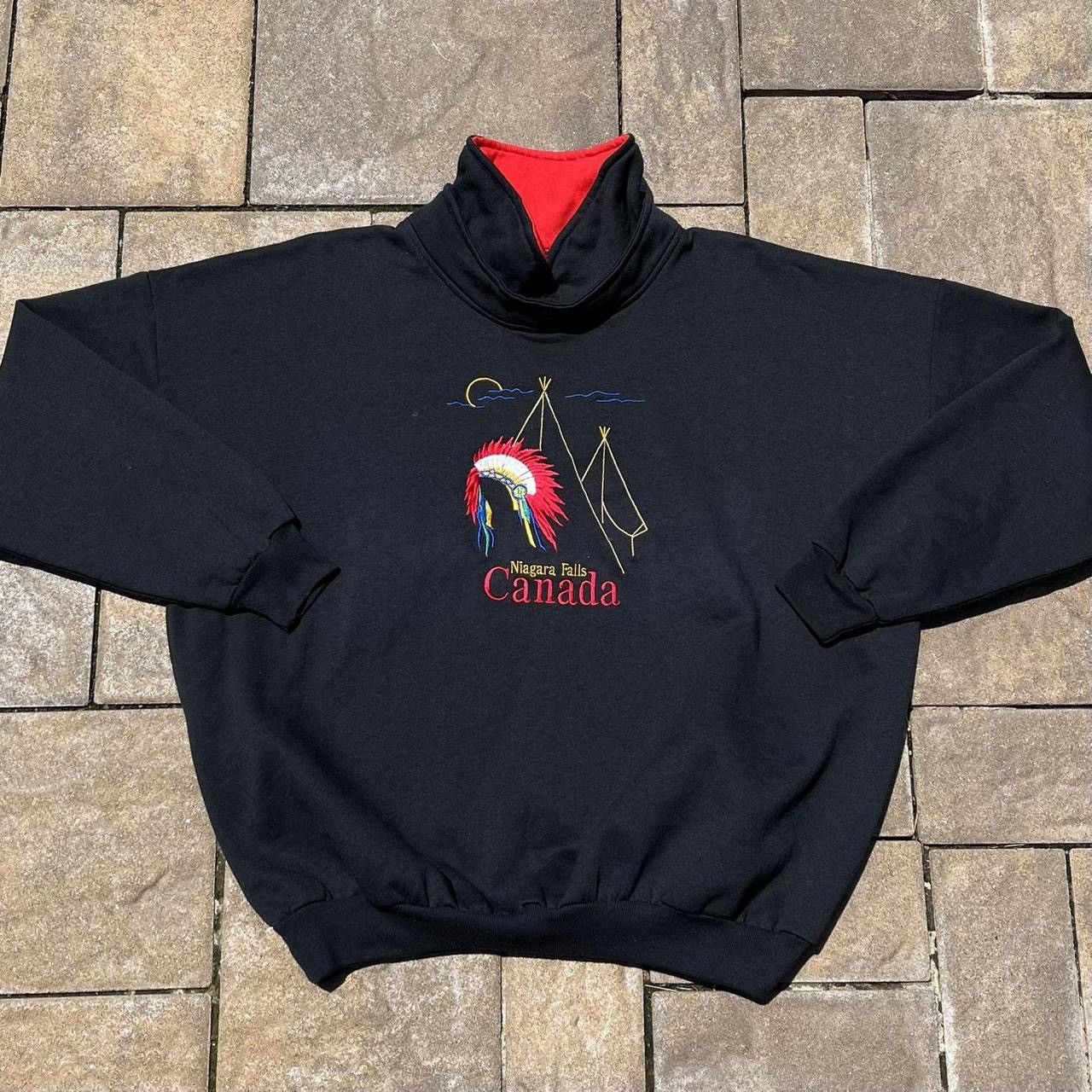 Vintage 90s Niagara Falls Canada Outerwear Sweatshirt T-Shirts, Hoodie | FlexRushtees.com