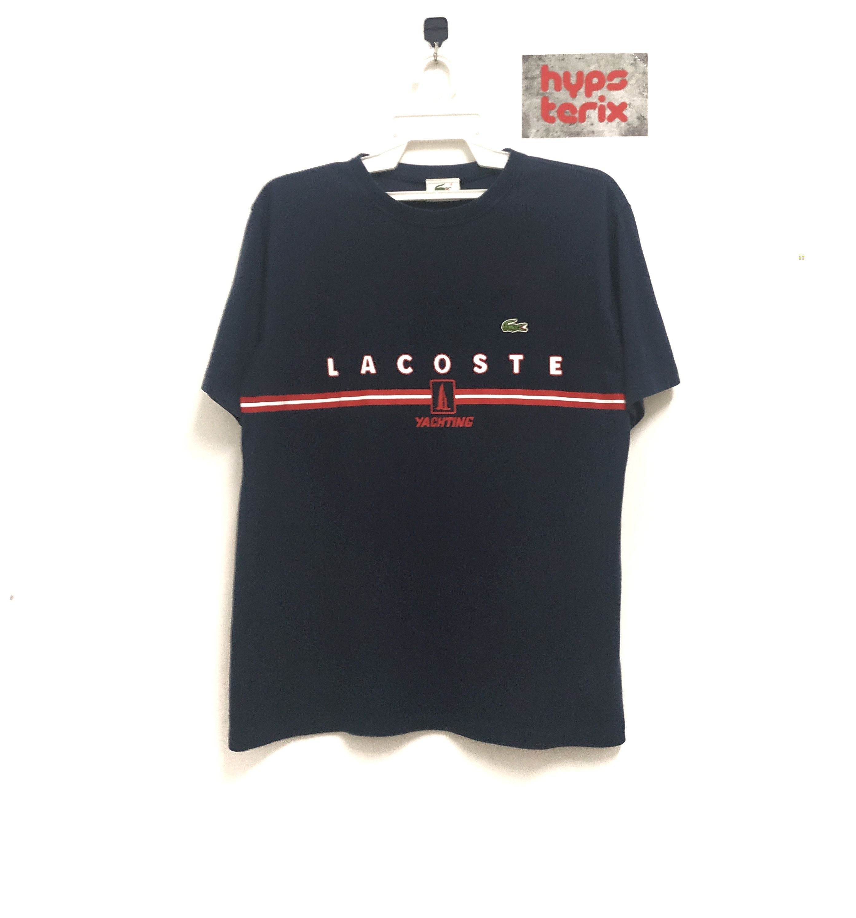 Vintage Lacoste Yatching Ocean Design T Shirt