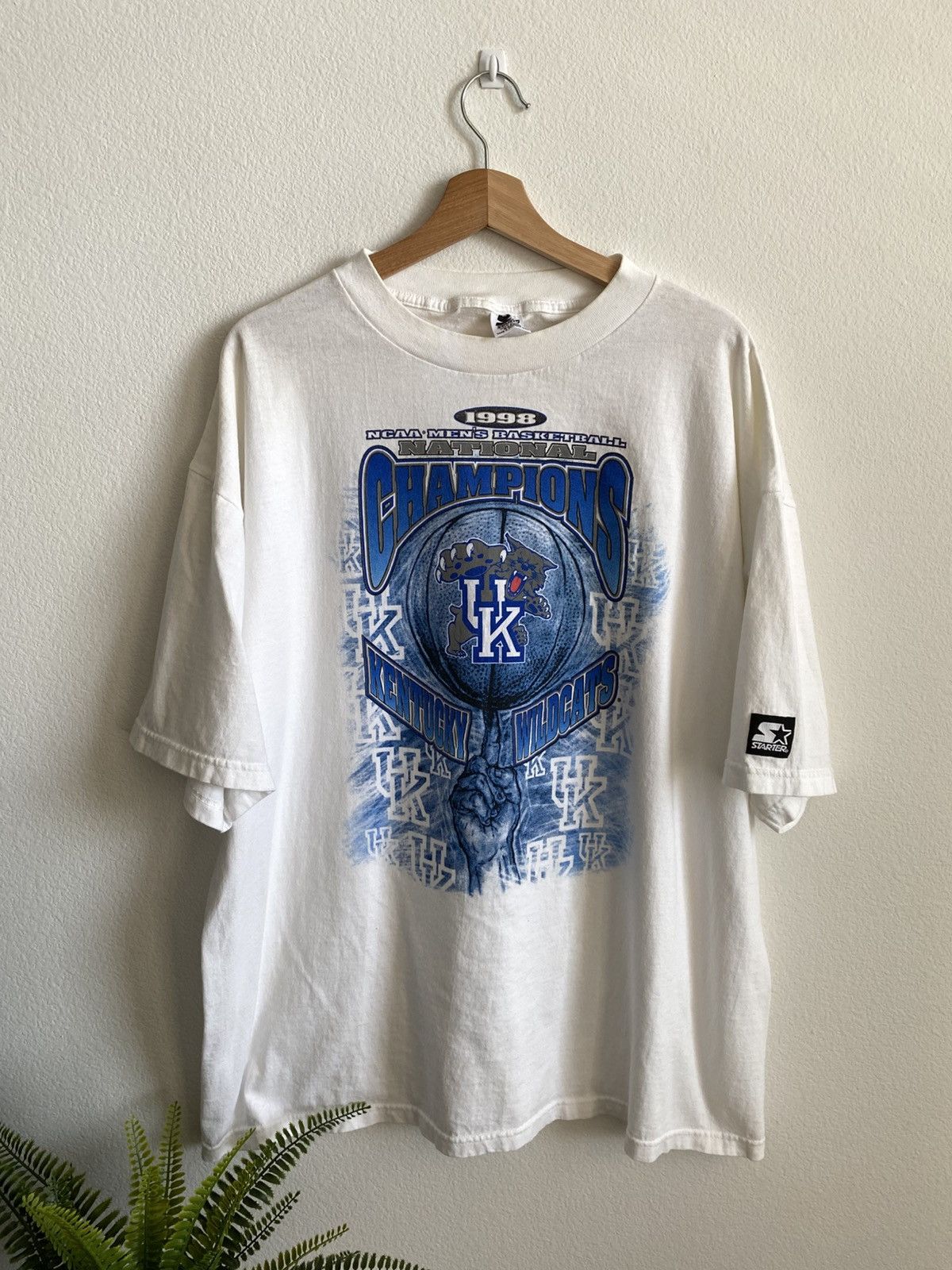 Starter Vintage 90s Kentucky Wildcats Ncaa Champions Tee