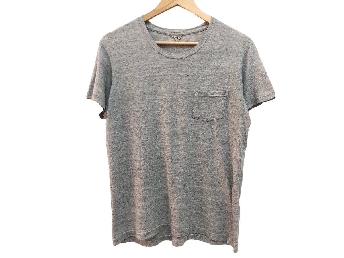 Japanese Brand Aesthetic Filmelange 70s Inspired Single Pocket Tee