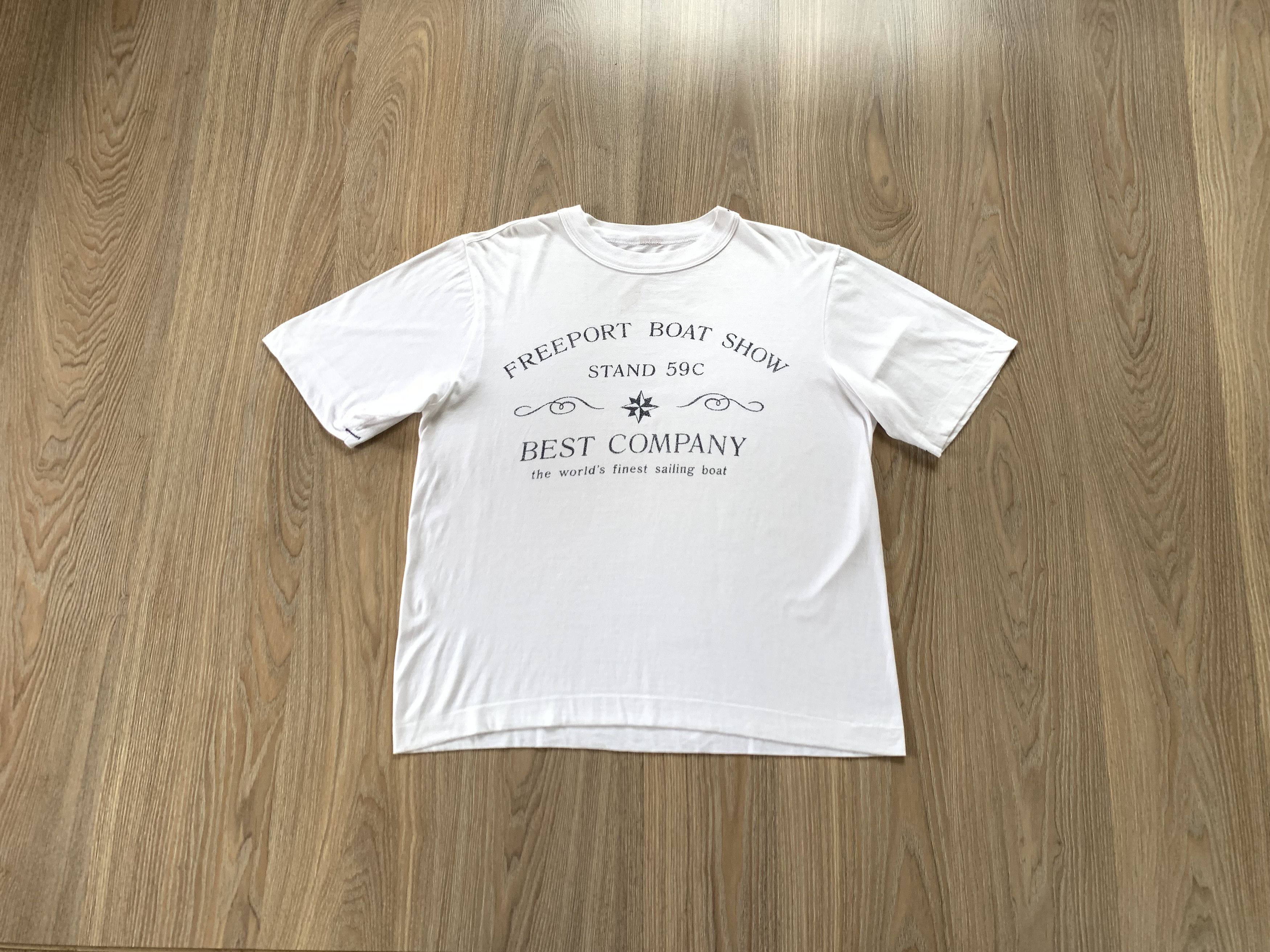 Vintage Freeport Boat Show Stand 59c Best Company T Shirt Hoodie, Sweatshirt | FlexRushtees.com