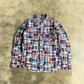 Sugar Cane 2000s Onboard Patchwork Madrass Shirt Japanese Kapital Style Hoodie, Sweatshirt | FlexRushtees.com