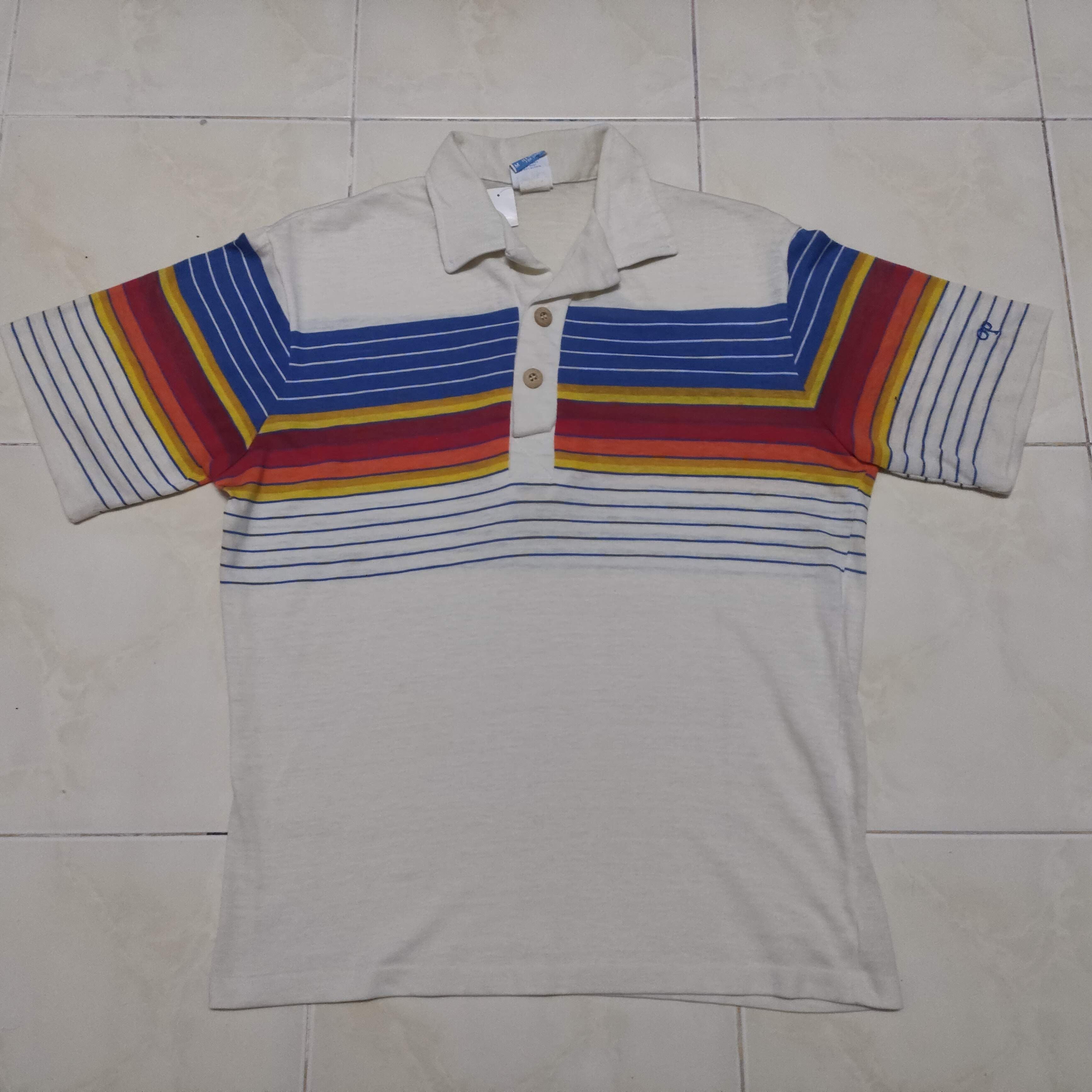 Vintage Surf Hawaii Rainbow Streetwear Ocean Pacific Op Tee
