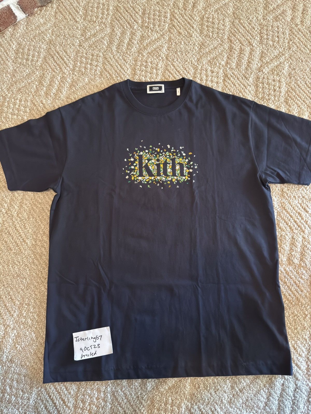 Kith Meadow Serif Tee Hoodie, Sweatshirt | FlexRushtees.com