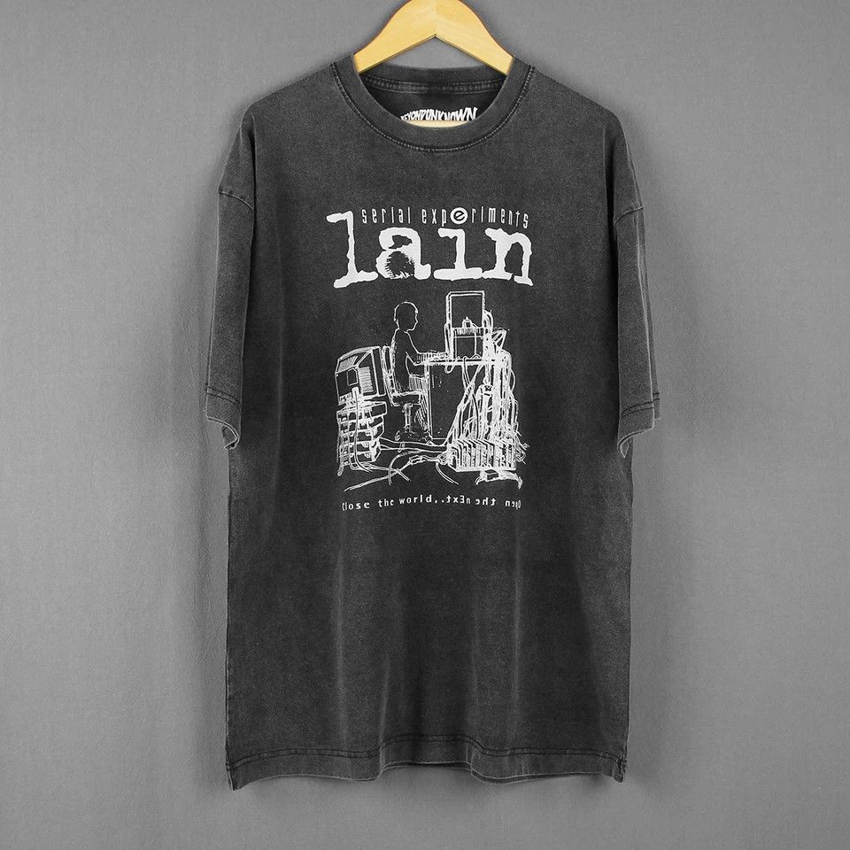 Japanese Brand Serial Experiments Lain T Shirt Hoodie, Sweatshirt | FlexRushtees.com