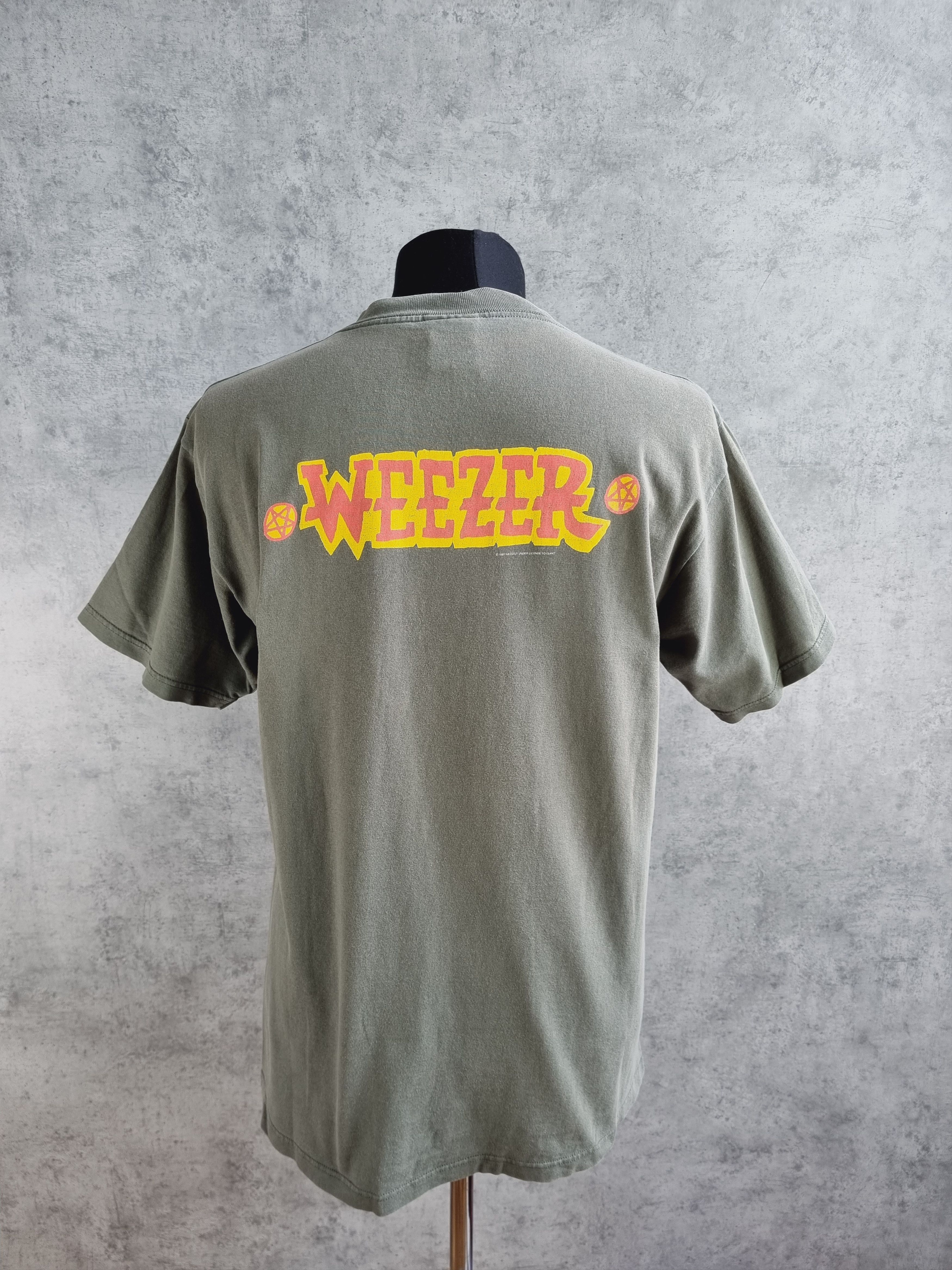 Giant 1997 Vintage Weezer Under Giant Merchandise Rare Band Tee