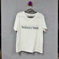 Saint Laurent Paris Ysl Reverse Slogan Short Sleeve T Shirt