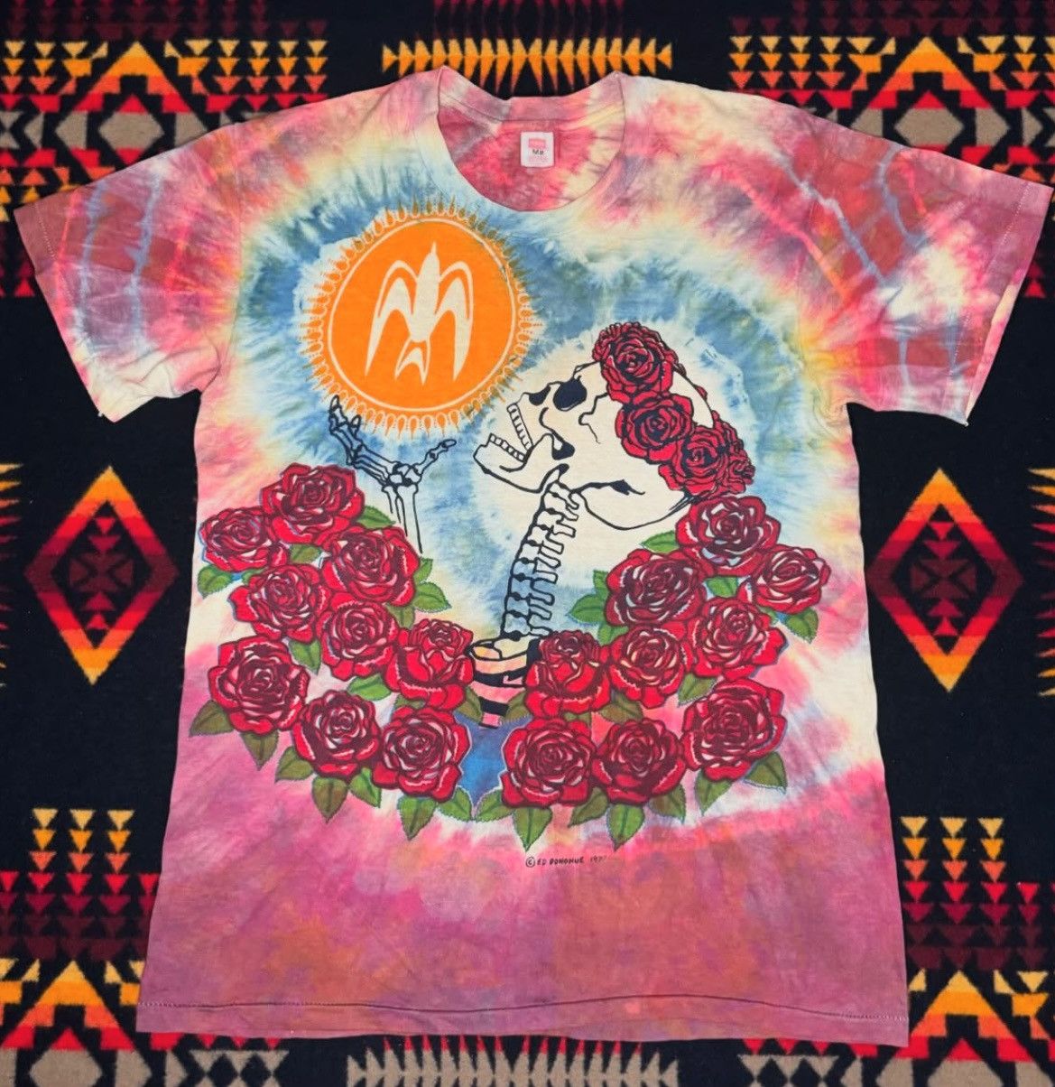 Vintage 1977 Grateful Dead Ed Donohue Spring From Night Shirt Hoodie, Sweatshirt | FlexRushtees.com