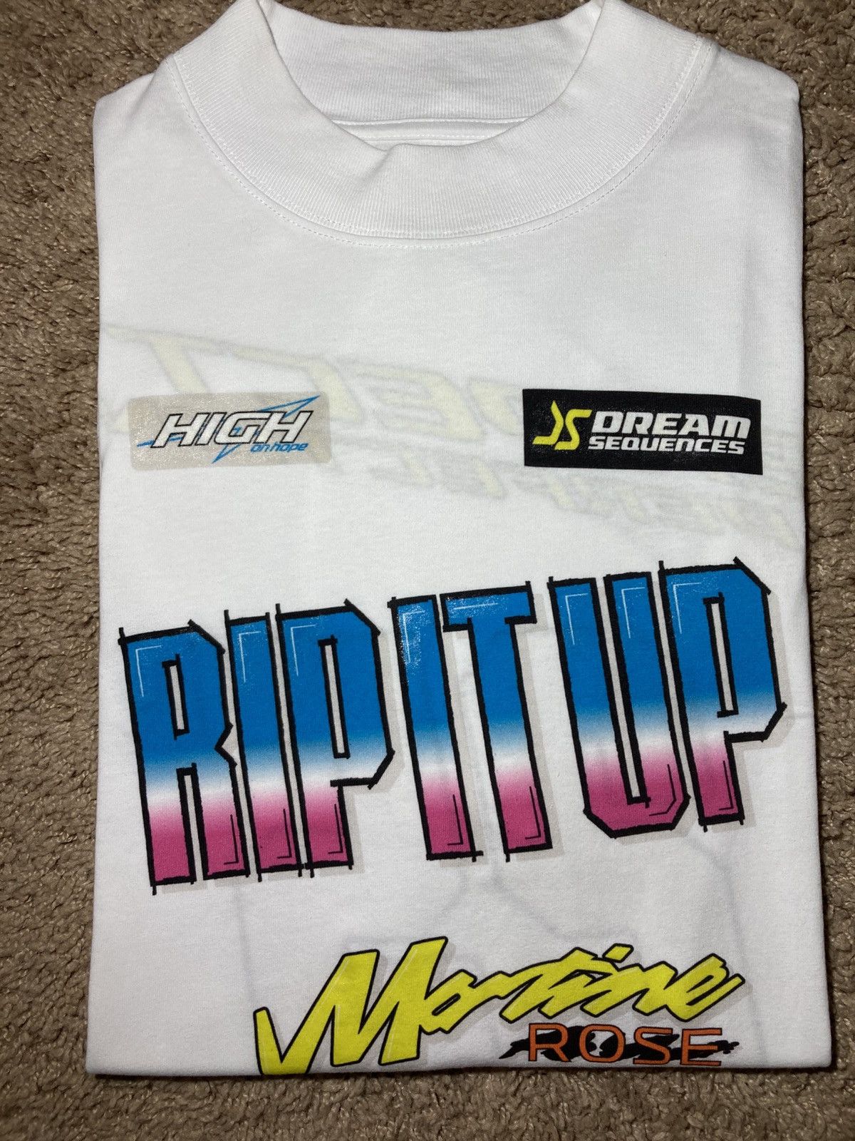 Rose Ss25 Martine Rose Rip It Up Mock Slogan Bmx Sports 2025 Mr T-Shirts, Hoodie, Sweatshirt | FlexRushtees.com