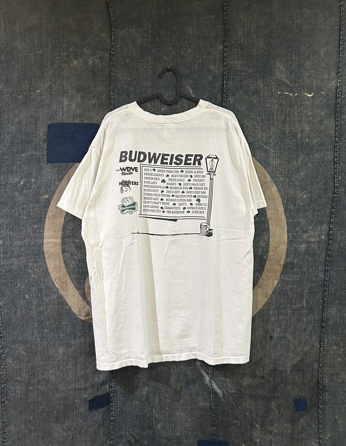 Vintage Budweiser Tour Beer St Patricks Day Vintage T Shirt 90s Hoodie, Sweatshirt | FlexRushtees.com