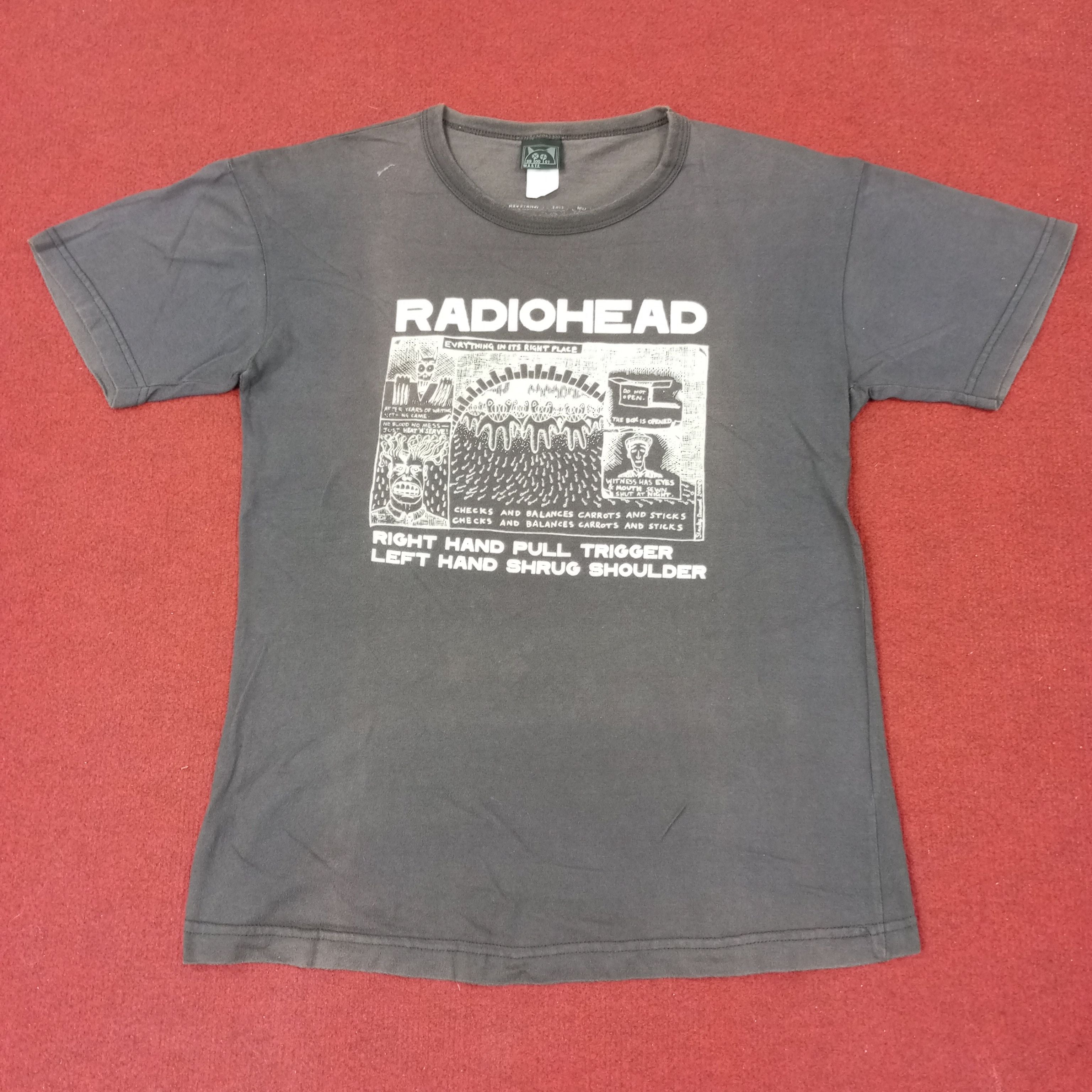 Band Tees Radiohead Rock Band Music Tshirt C249n38 Hoodie, Sweatshirt | FlexRushtees.com