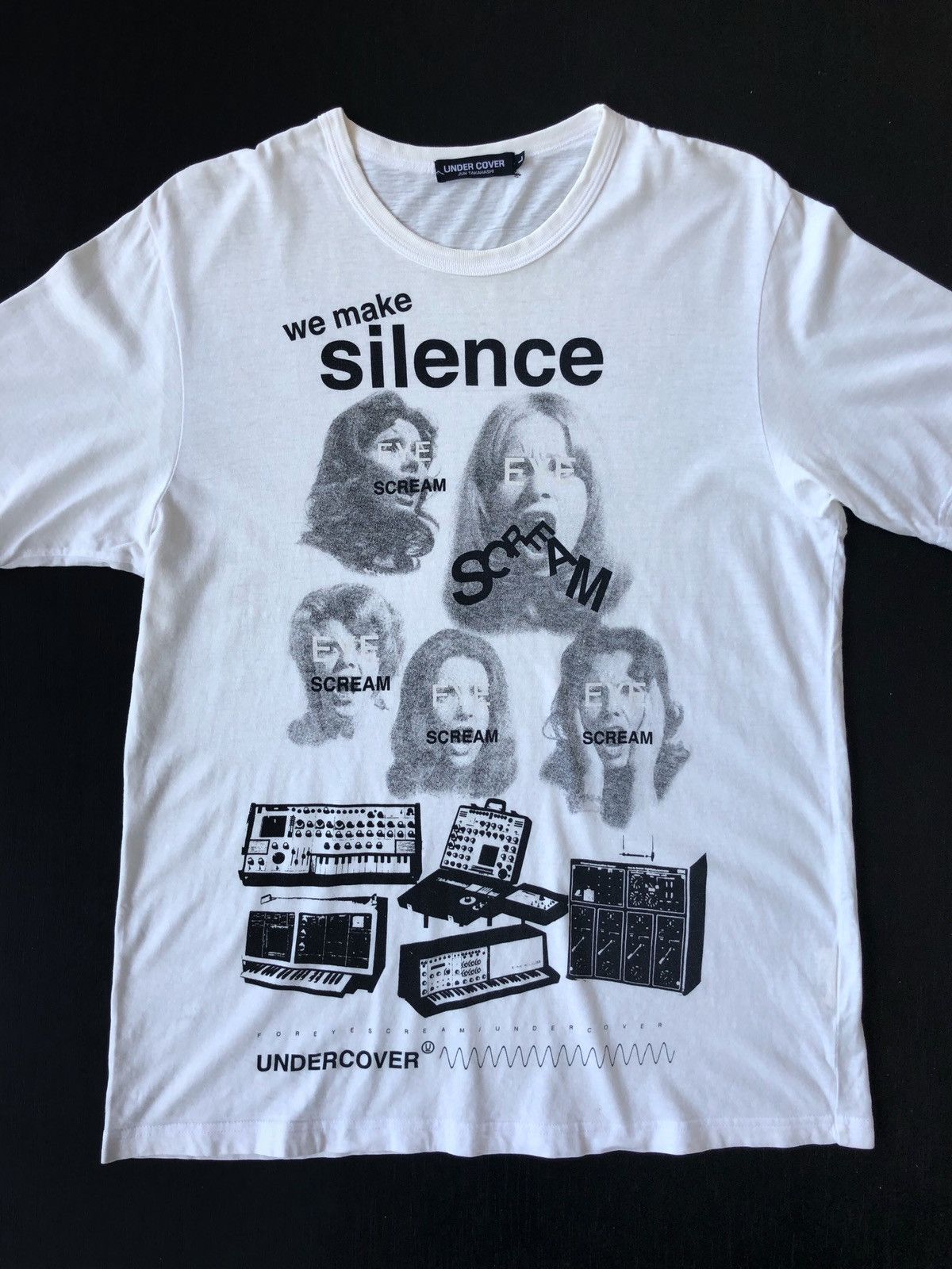 Jun Takahashi Grail Undercover We Make Silence Scream Shirt