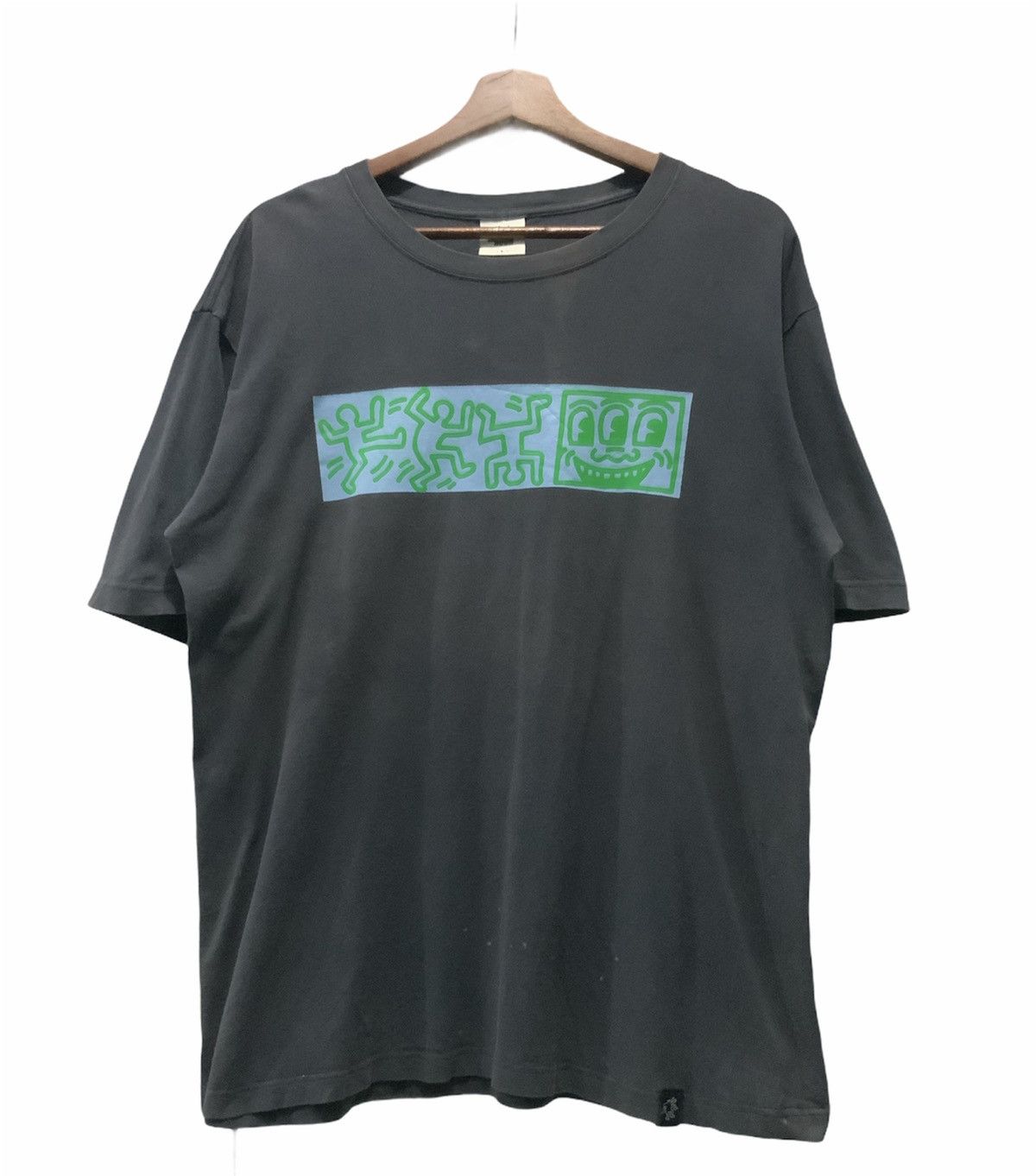 Keith Haring Vintage Fade Keith Haring Japan Tee Hoodie, Sweatshirt | FlexRushtees.com
