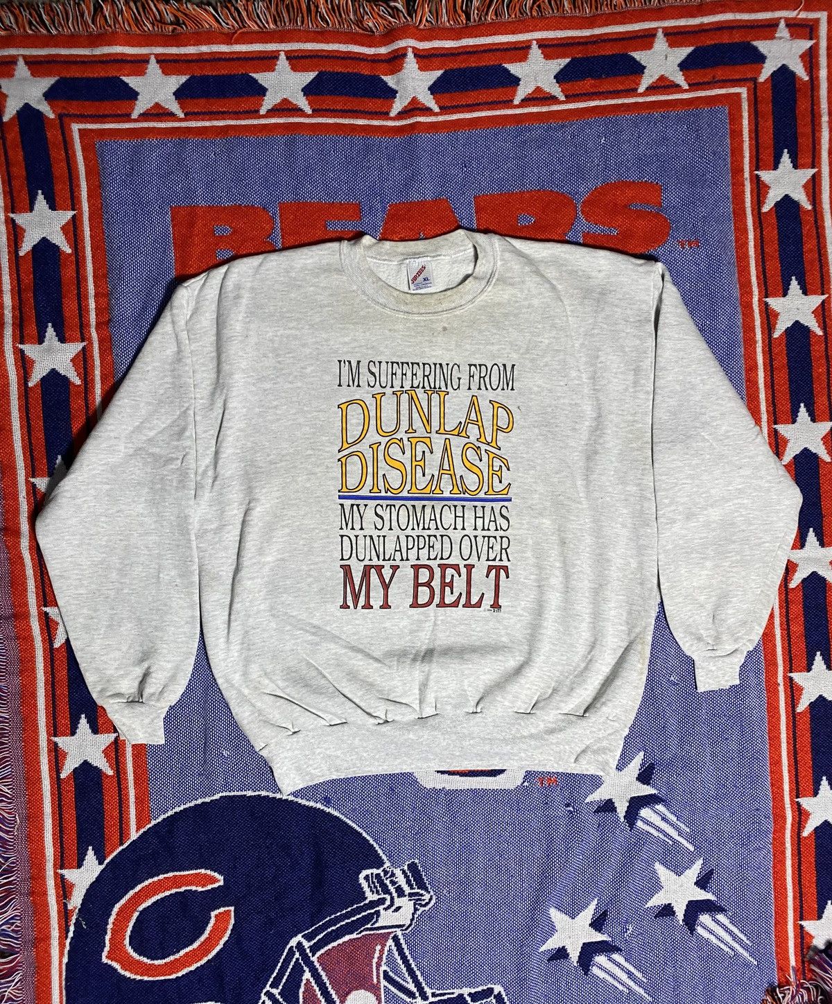 Vintage Jerzees 1994 Dunlap Joke Sweatshirt