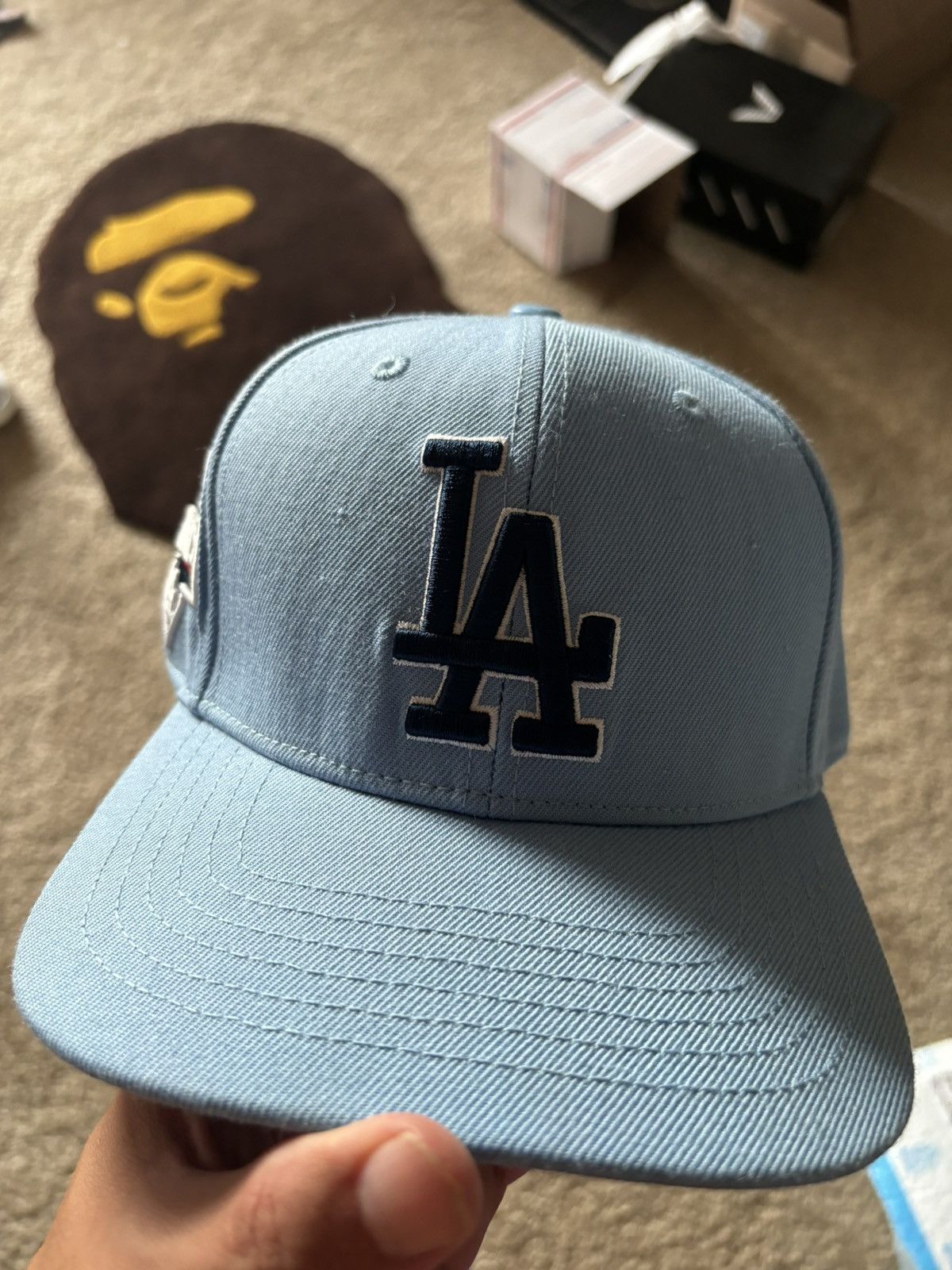 Pro Standard Los Angeles Dodgers Sky Blue World Series Snapback