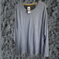 Room New Club Room Men S Xxl Waffle Knit Shirt Long Sleeve Blue Fog Heather Raglan Crew Neck Bu