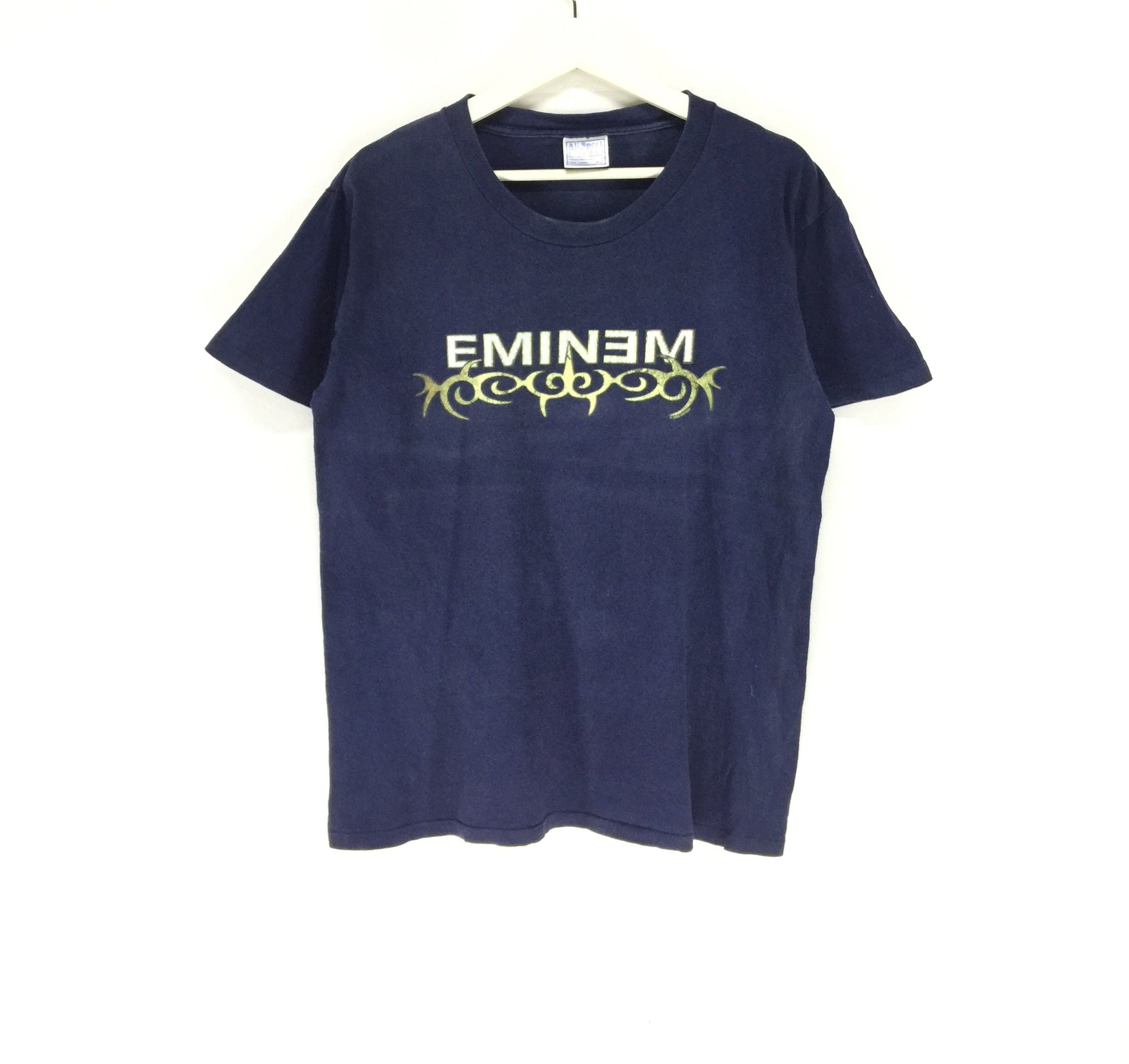 Rap Tees X Vintage 2000s Eminem Spellout Vintage Shirt The Marshall Mathers Era Hoodie, Sweatshirt | FlexRushtees.com