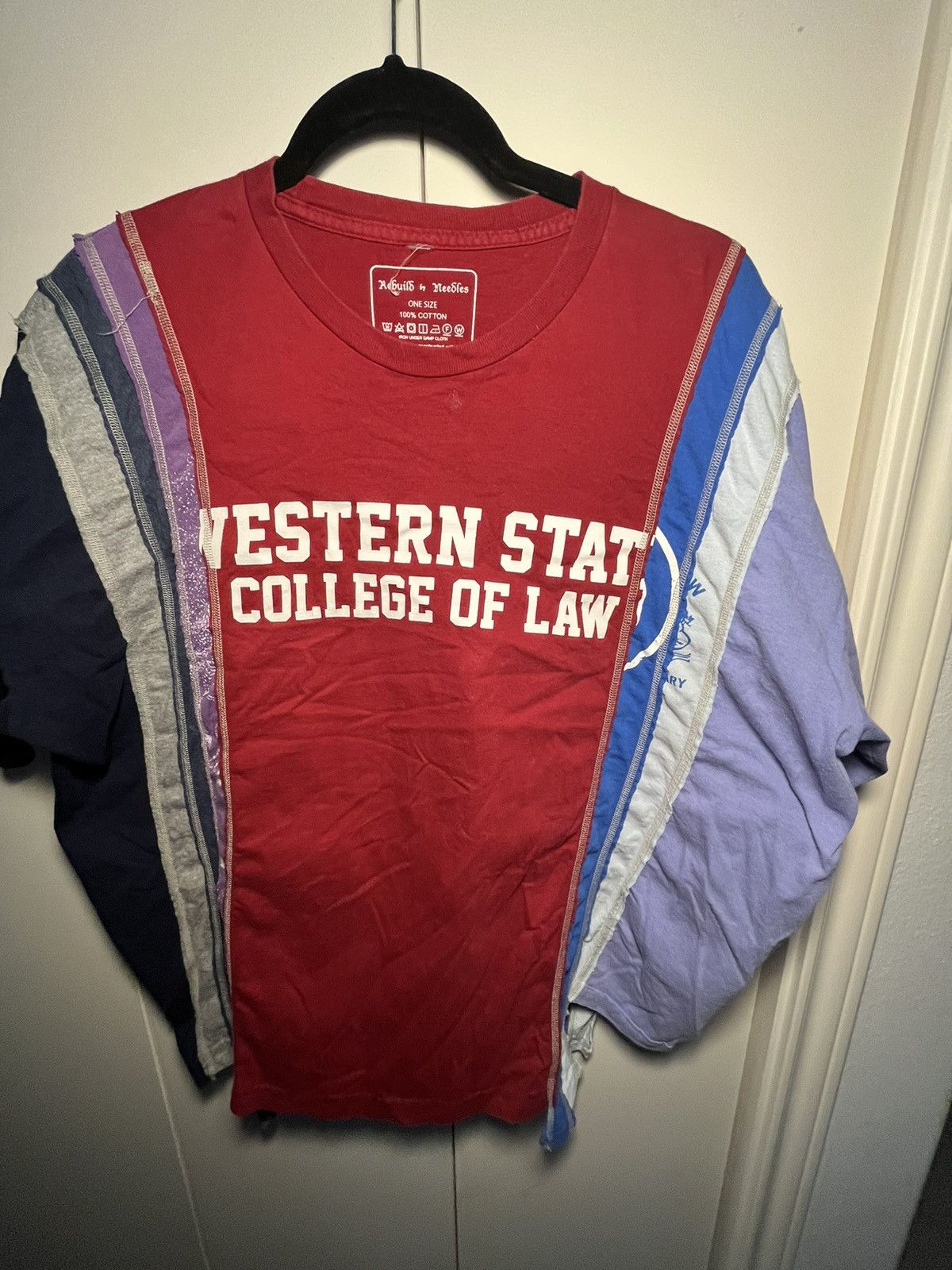 Rebuild By Needles 7 Cut College Tee Hoodie, Sweatshirt | FlexRushtees.com