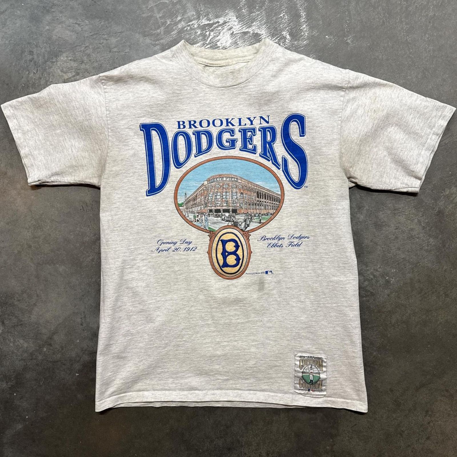 Vintage 90s Nutmeg Brooklyn Dodger La Dodgers Mlb T Shirt