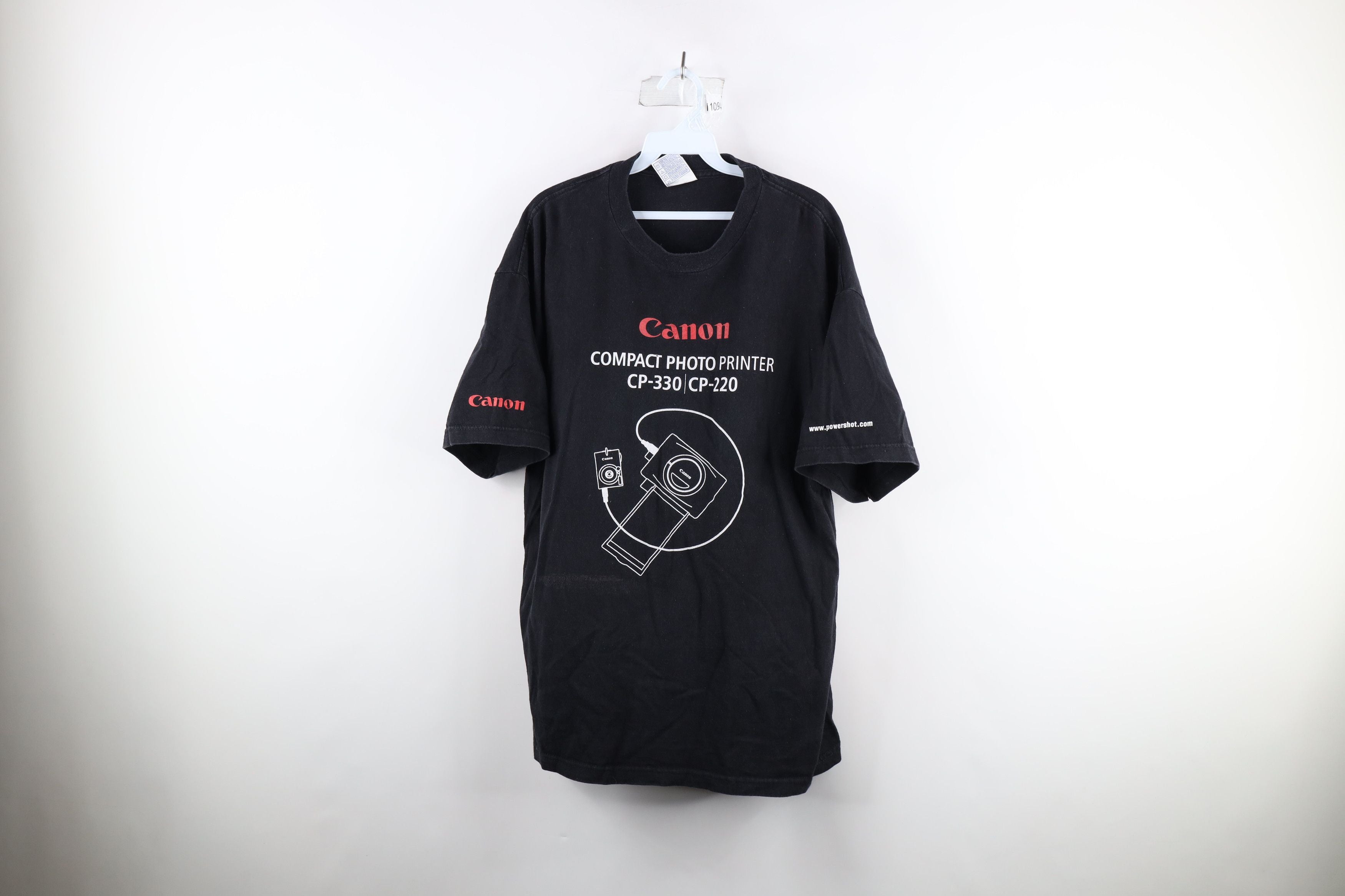 Vintage Canon Camera Spell Out Photo Printer T Shirt Black Hoodie, Sweatshirt | FlexRushtees.com