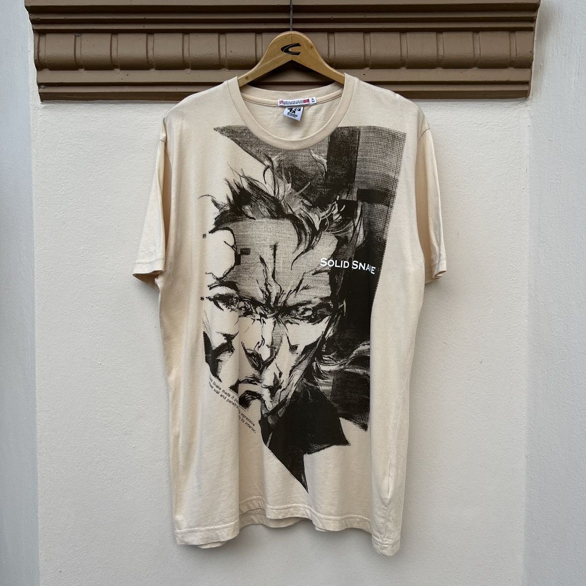 Uniqlo Metal Gear Solid 25th Anniversary Big Solid Snake Graphic T