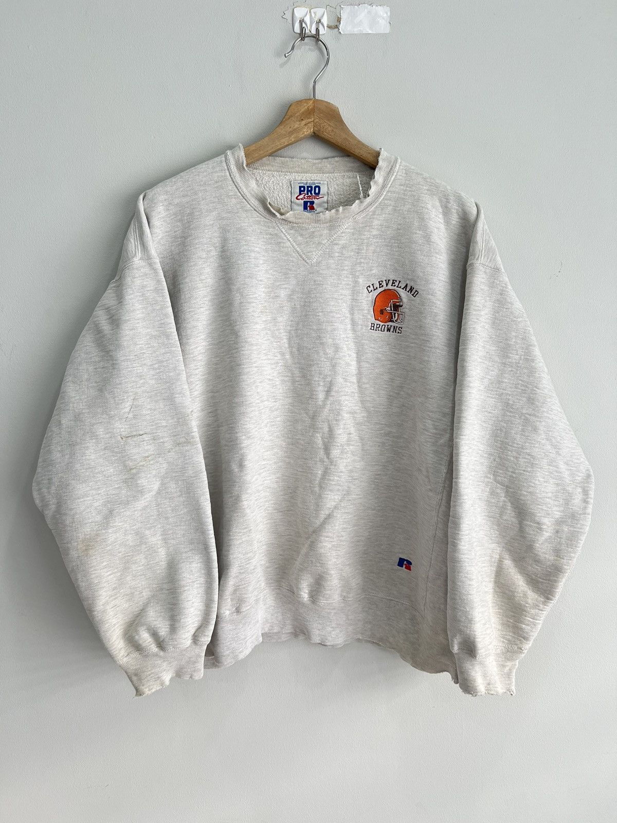 Athletic Vintage Russell Athletic Cleveland Browns Sweater Thrashed