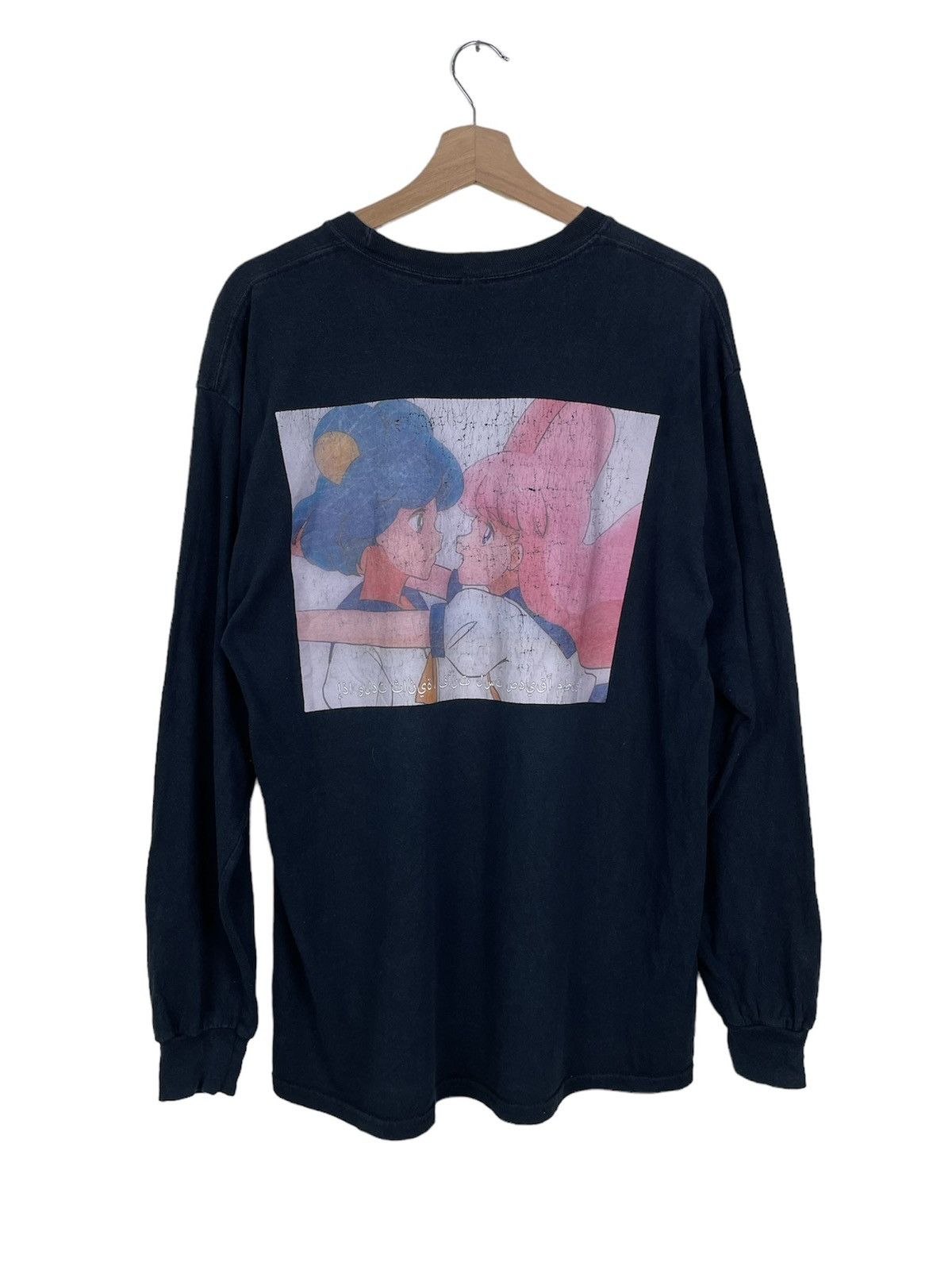 Vintage Anime Sailormoon Bootleg Tee Arabic Text Longsleeve Hoodie, Sweatshirt | FlexRushtees.com