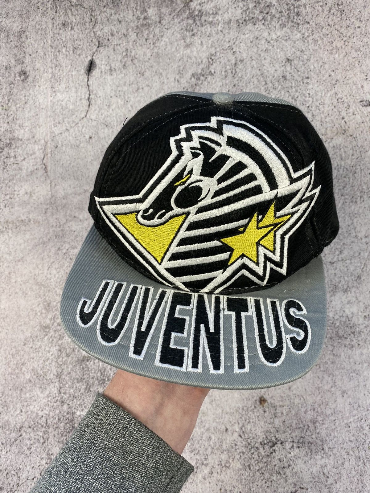 Vintage 90s Kappa Juventus Football Soccer Adjustable Cap