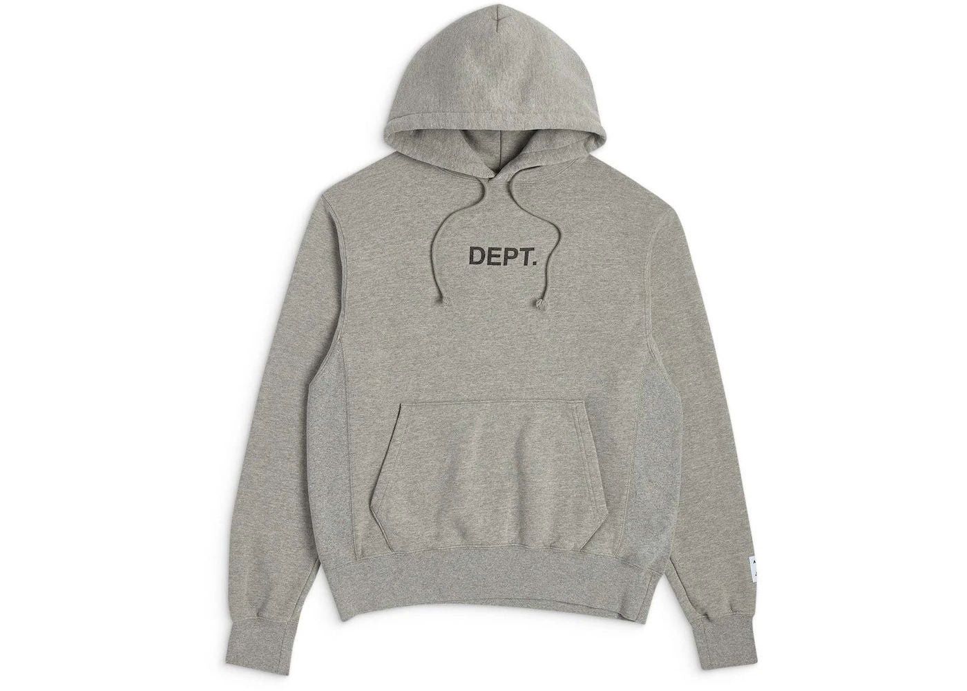 Gallery Dept Dept Logo Hoodie Grey Lightly Worn T-Shirts, Sweatshirt | FlexRushtees.com