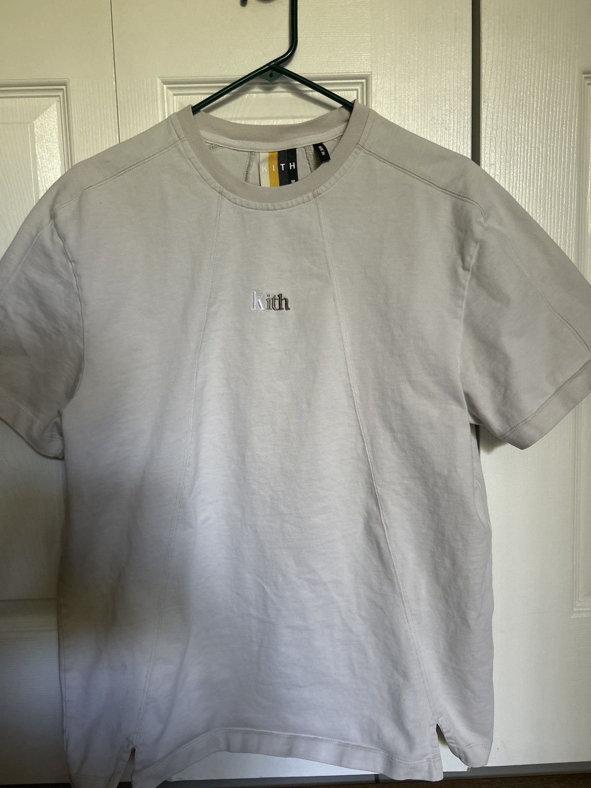Kith Beige Tee Hoodie, Sweatshirt | FlexRushtees.com