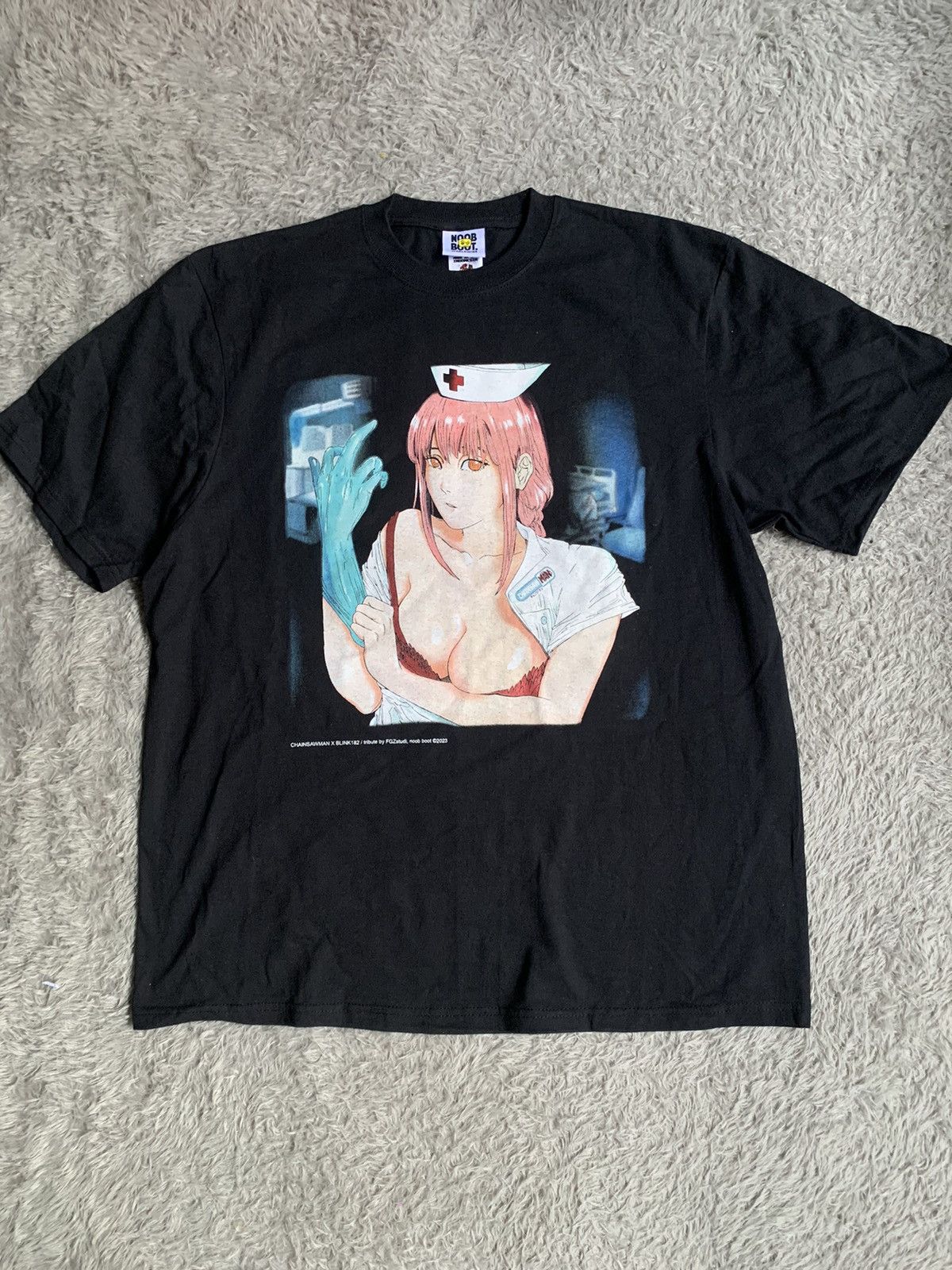 Anime Chainsaw Man Blink 182 Enema Of The State Inspired Tee Hoodie, Sweatshirt | FlexRushtees.com