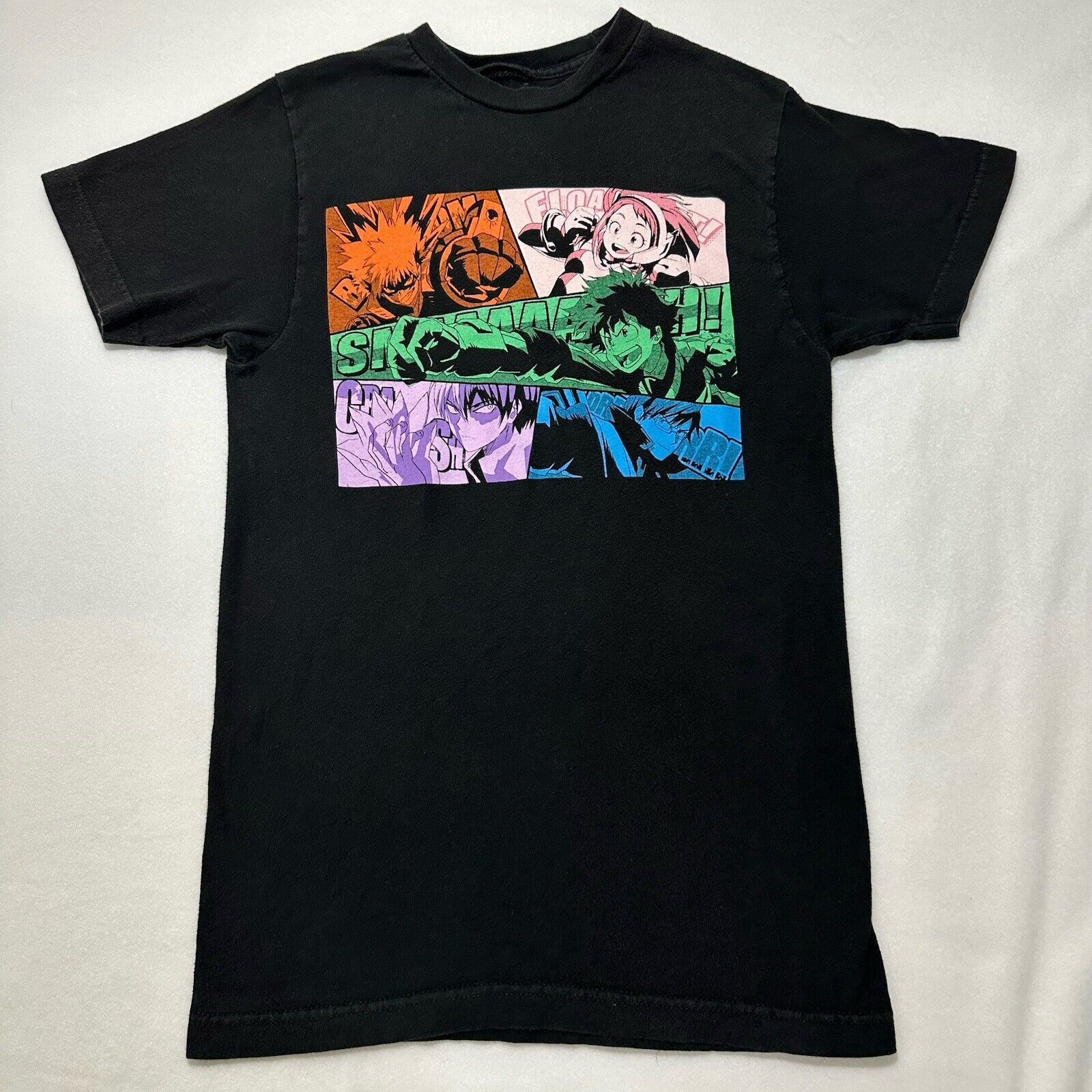 Other My Hero Academia Small Black Anime Graphic Tshirt Funimation