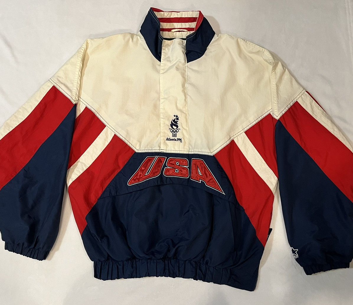 Vintage 1996 Olympics Usa Starter Windbreaker