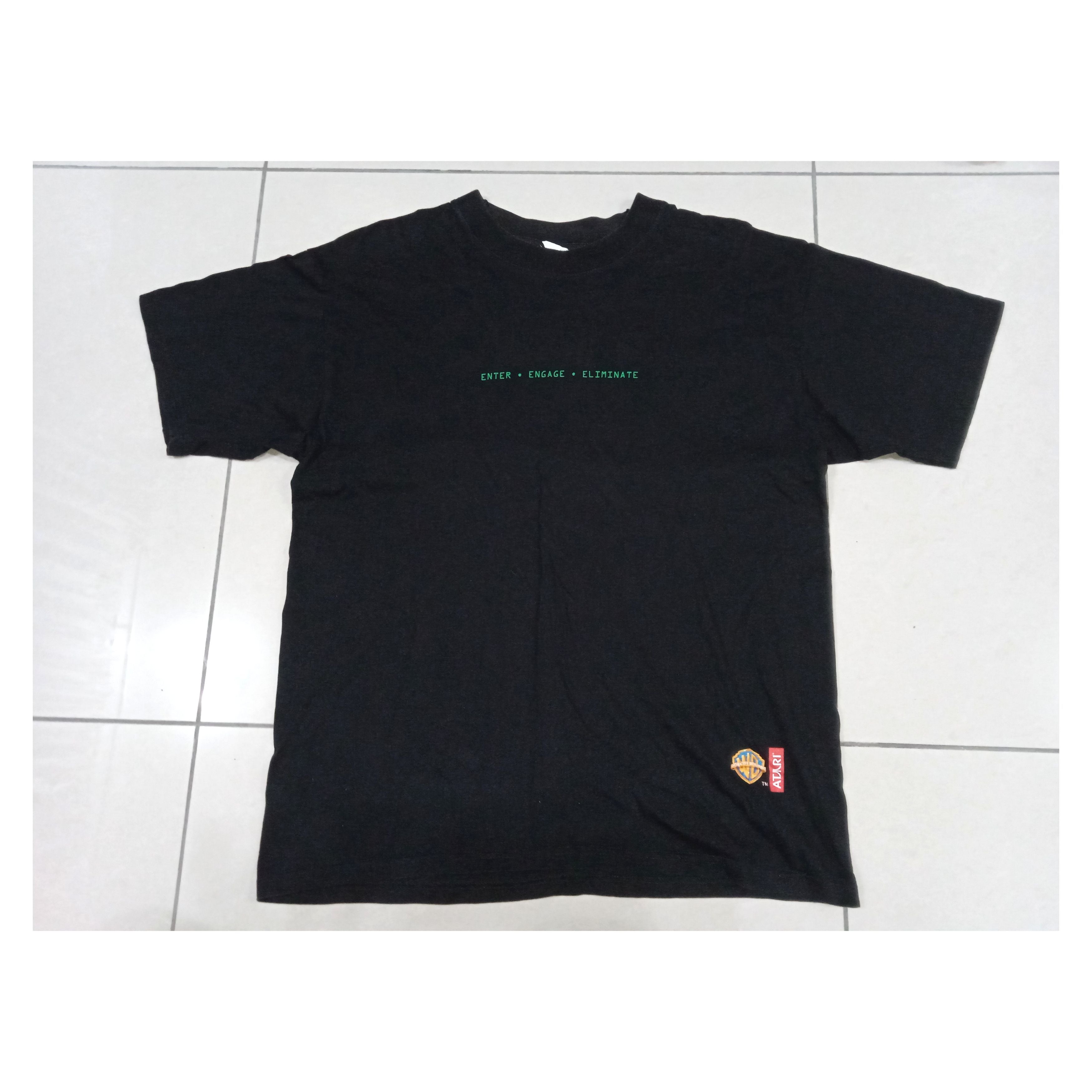 Vintage Enter The Matrix 2003 T Shirt Keanu Reeves Ps2