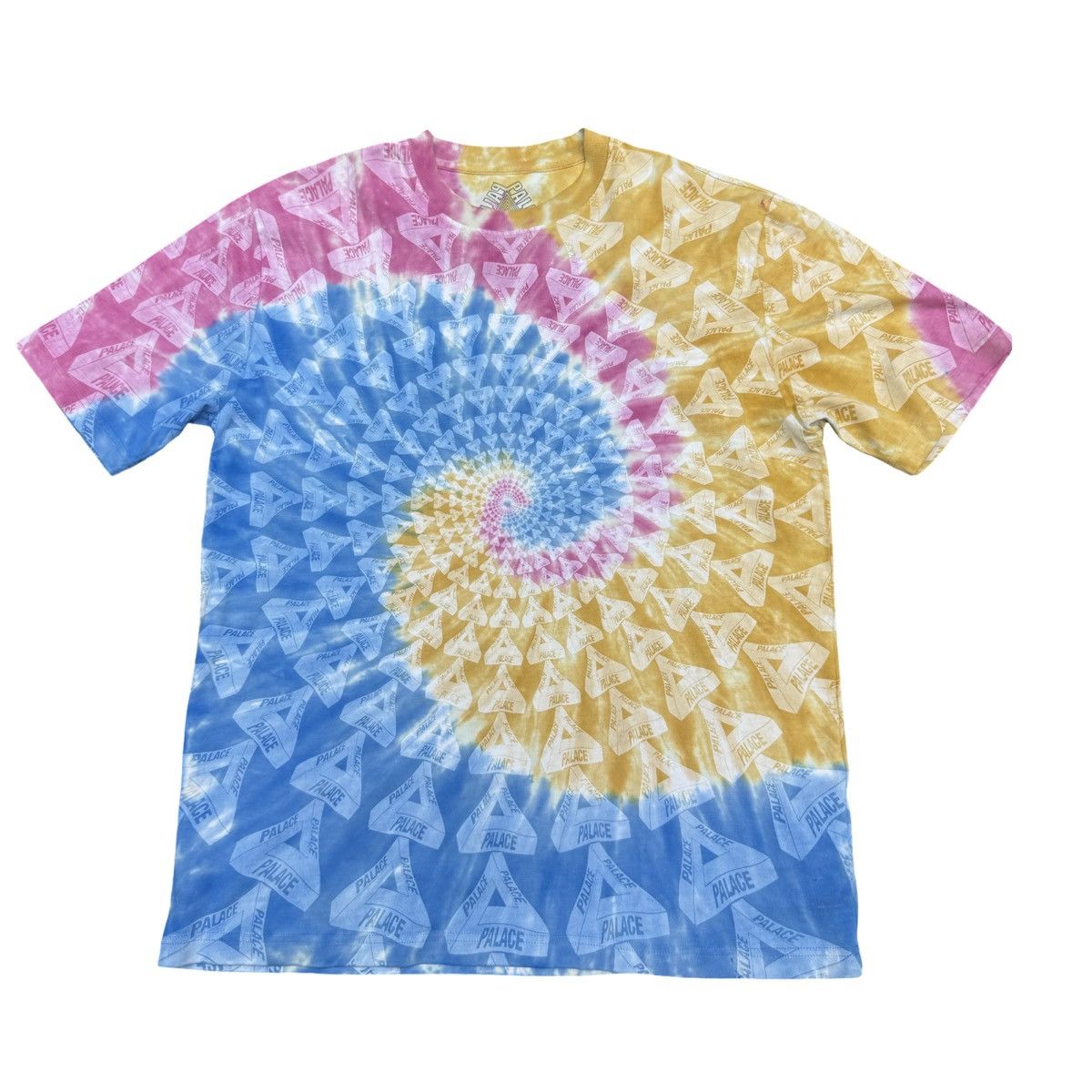 Palace Trippy Tri Ferg T Shirt Blue Swirl