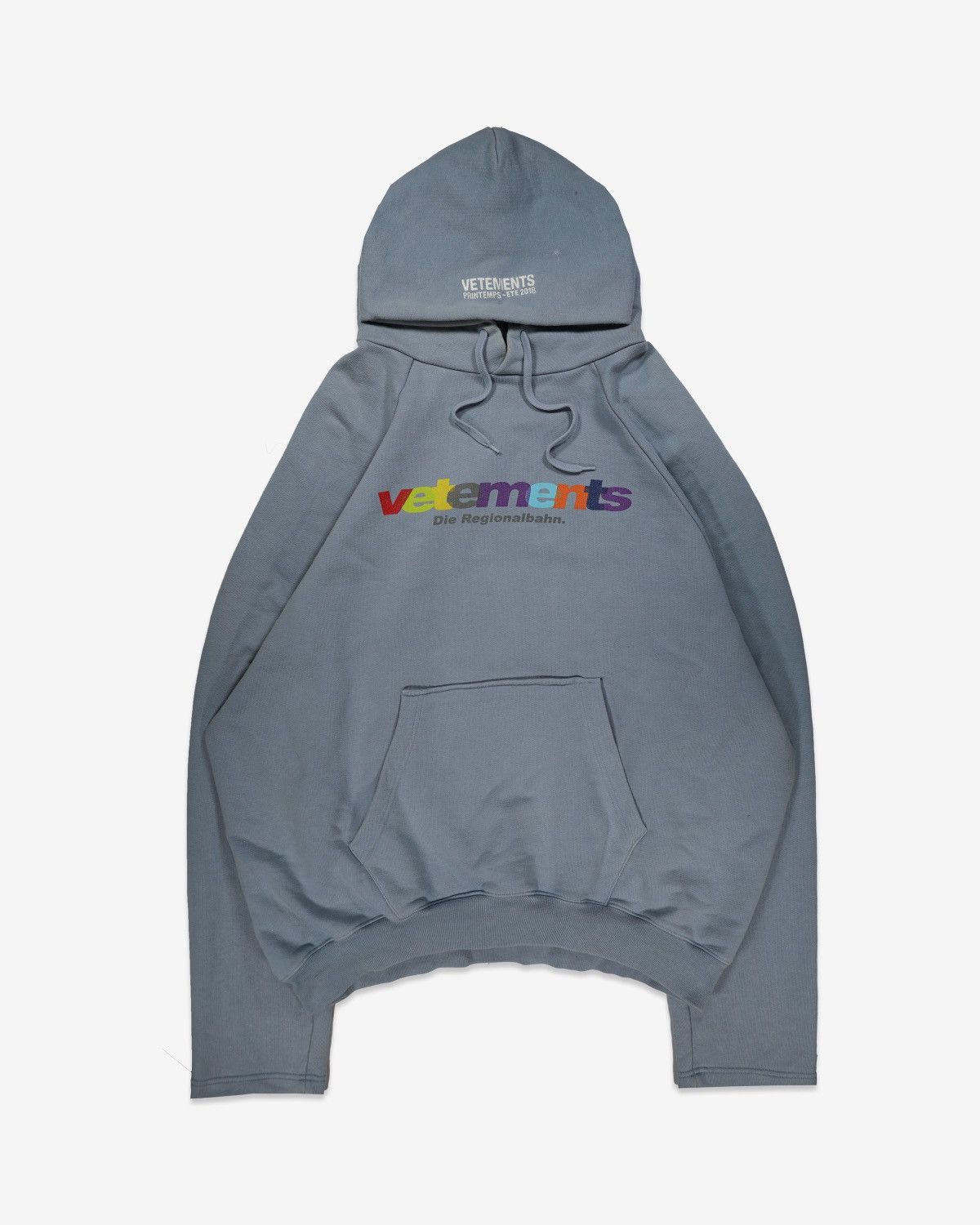 Vetements Regionalbahn Hoodie Ss18 T-Shirts, Sweatshirt | FlexRushtees.com