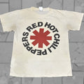 Delta Vintage Red Hot Chili Peppers T Shirt Mens Small White Crew Neck 90s Graphic Print Distressed Hoodie, Sweatshirt