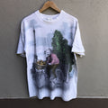 Vintage 90s Albert Einstein All Over Print Art Tee Hoodie, Sweatshirt | FlexRushtees.com