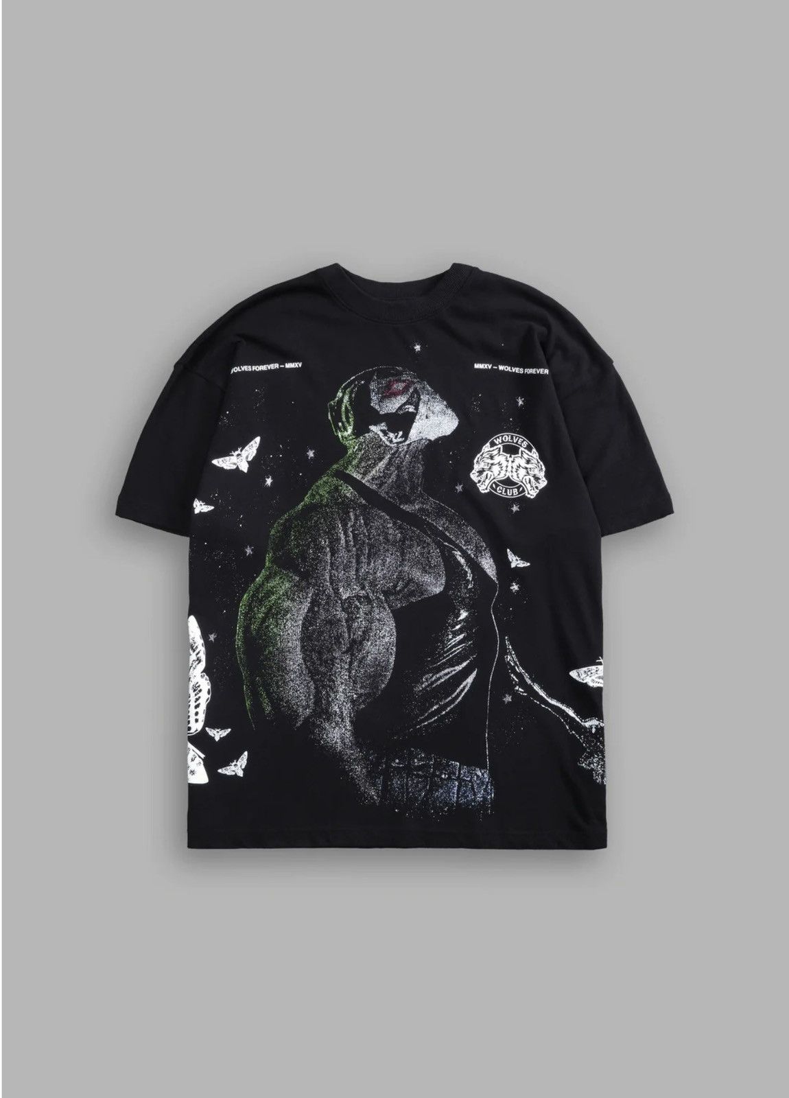 Sport Darc Sport Bane Side By Side Oversized Tee In Black Hoodie, Sweatshirt | FlexRushtees.com
