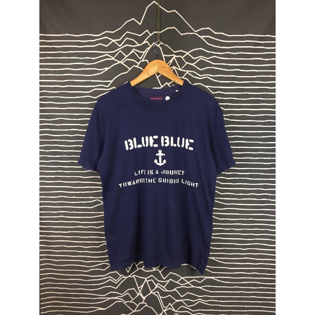 Blue Japan Vtg Blue Blue Japan Life Is A Journey Quote Tee Hoodie, Sweatshirt | FlexRushtees.com