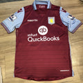 Macron Aston Villa 15 16 Home Shirt 40 Grealish