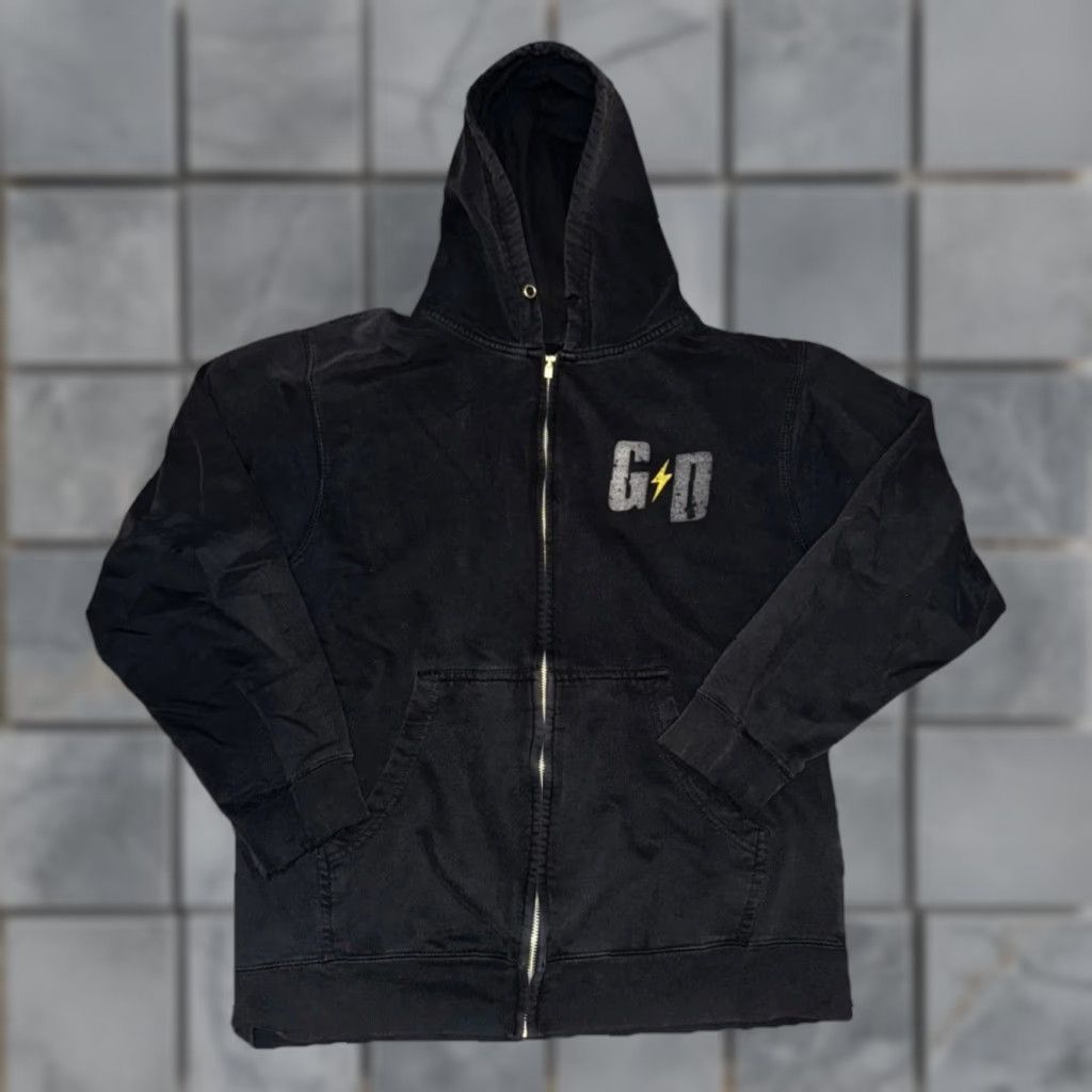 Vintage Green Day Hoodie Black M Full Zip T-Shirts, Sweatshirt | FlexRushtees.com