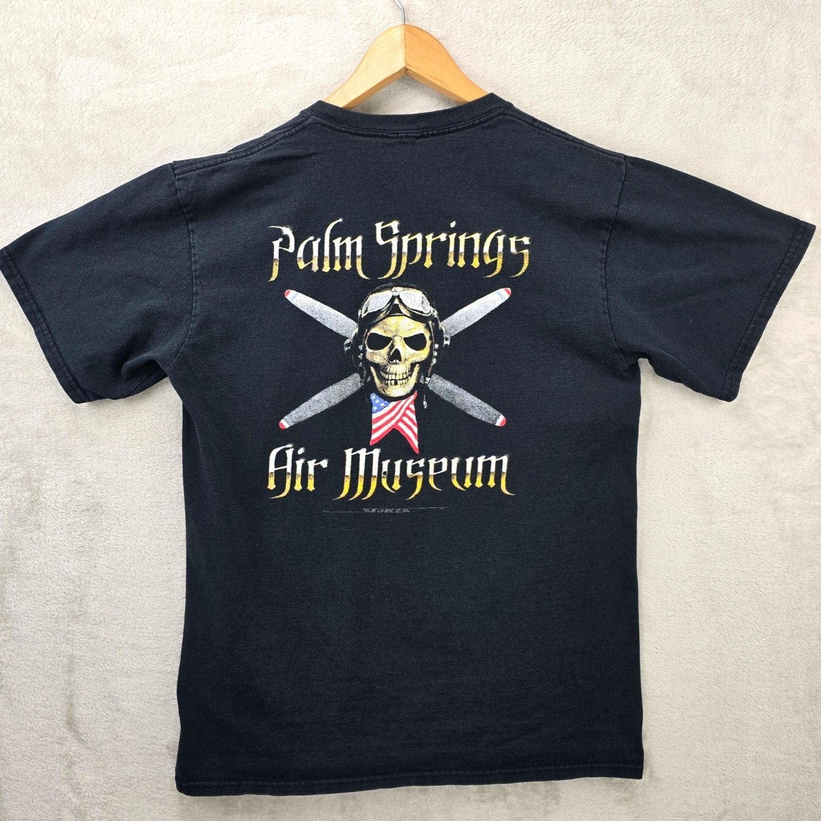 Other Palm Springs Air Museum Shirt Mens Medium Black Vintage Hoodie, Sweatshirt | FlexRushtees.com