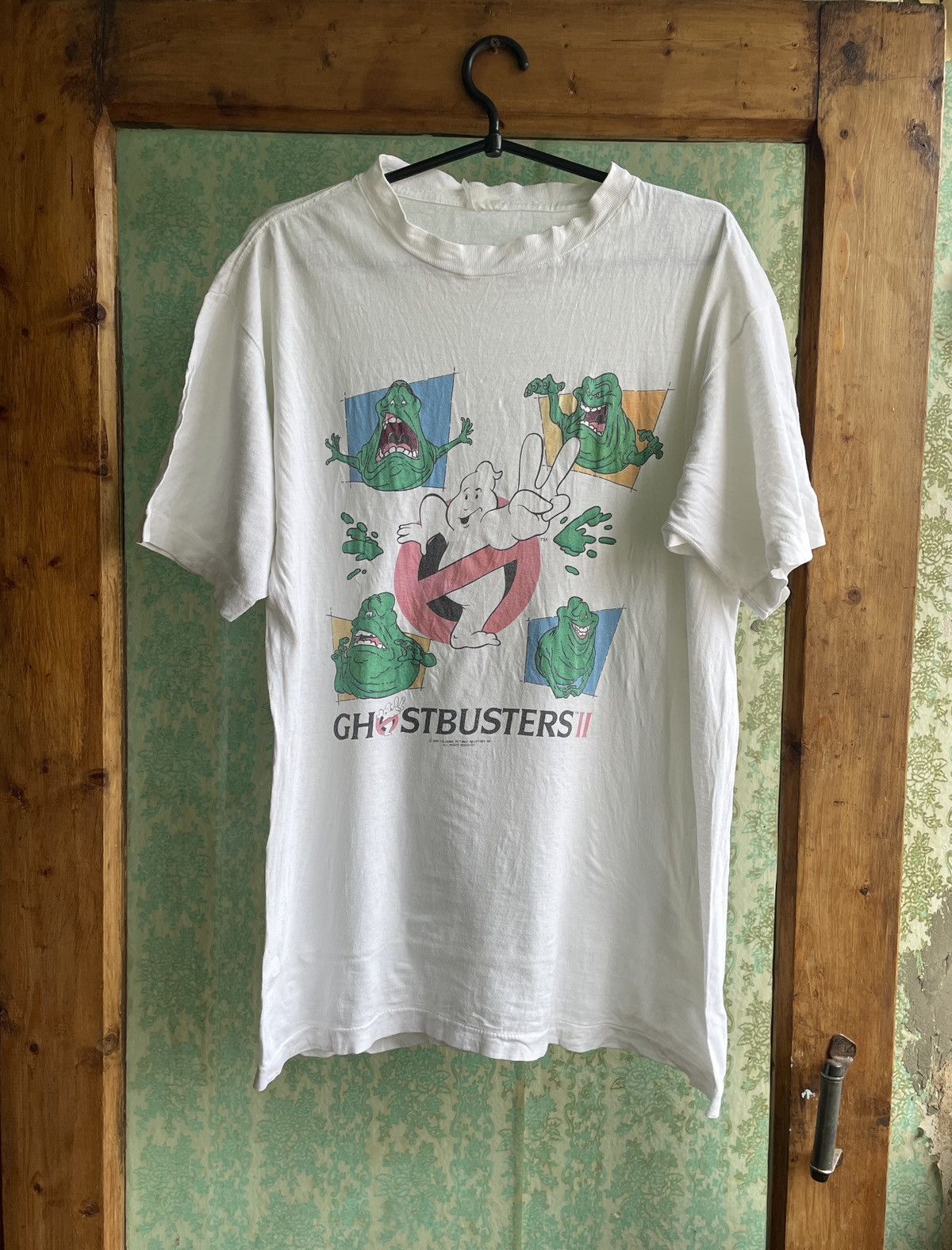 Vintage Ghostbusters 2 1989 Movie Promo T Shirt M L Columbia