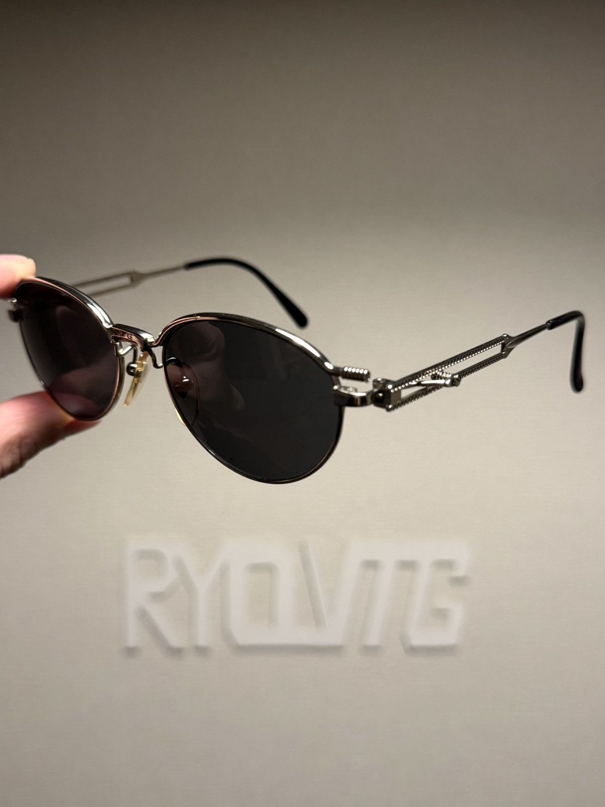 Paul Gaultier Jean Paul Gaultier Metal Constructed Sunglasses