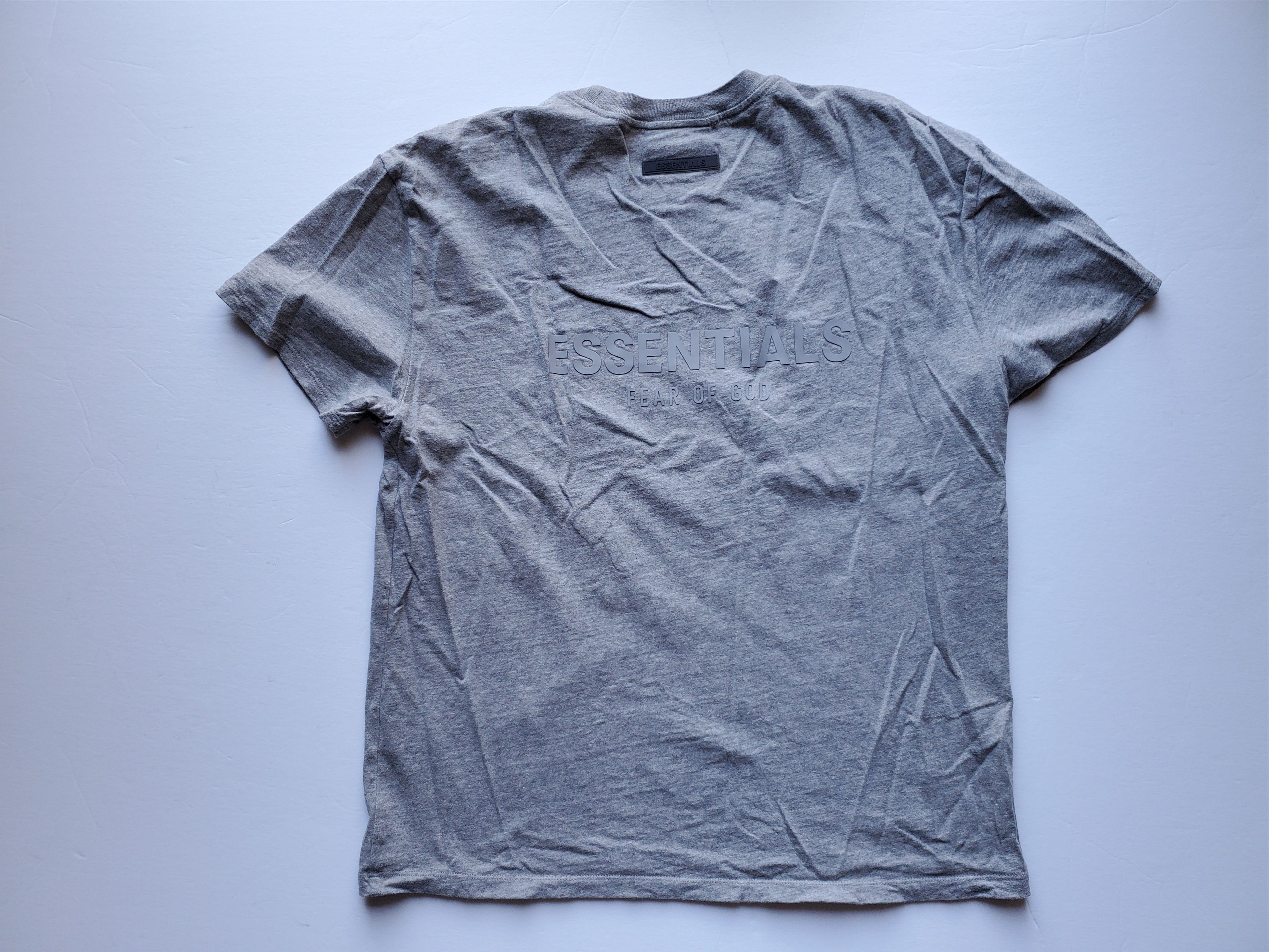 Fog Essentials T Shirt Dark Heather Oatmeal Sz S Ss21 Hoodie, Sweatshirt | FlexRushtees.com